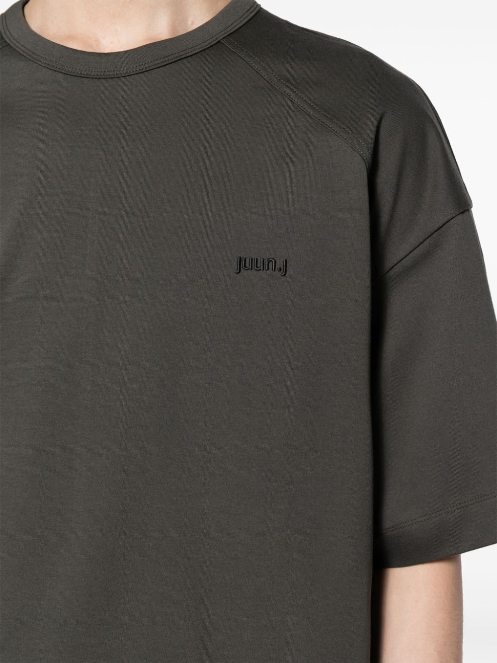 side-zip layered-hem T-shirt - 5