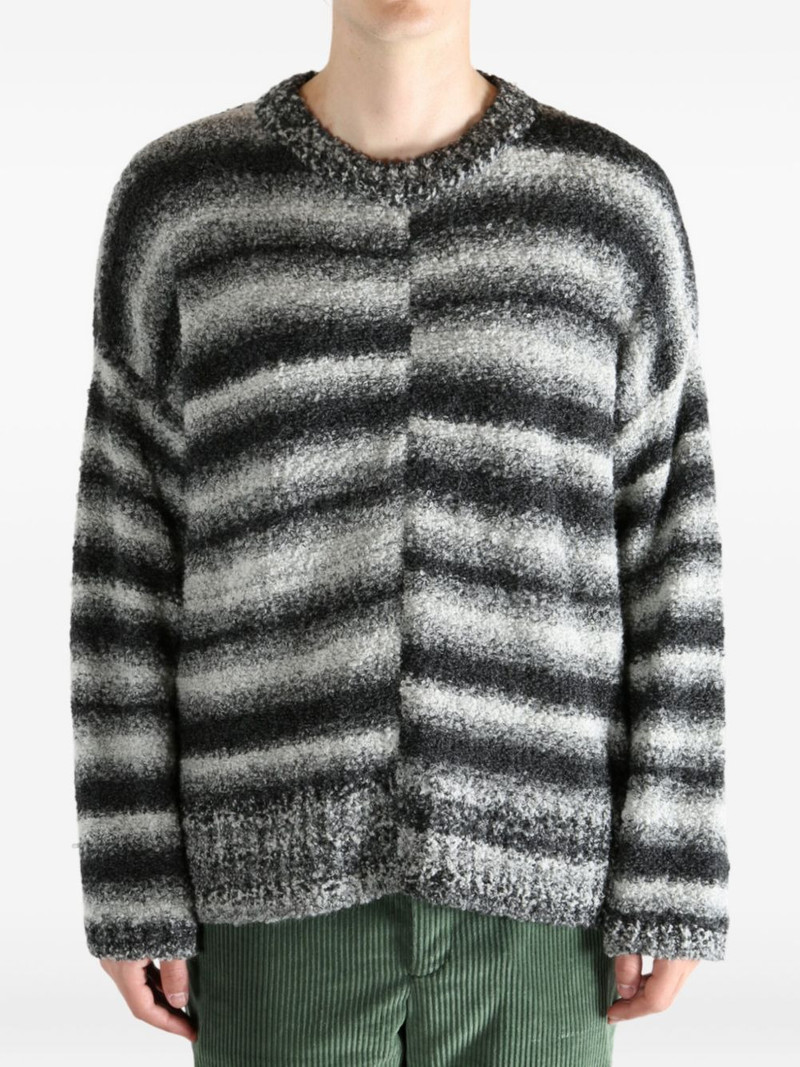 The Elder Statesman Rover striped jumper outlook