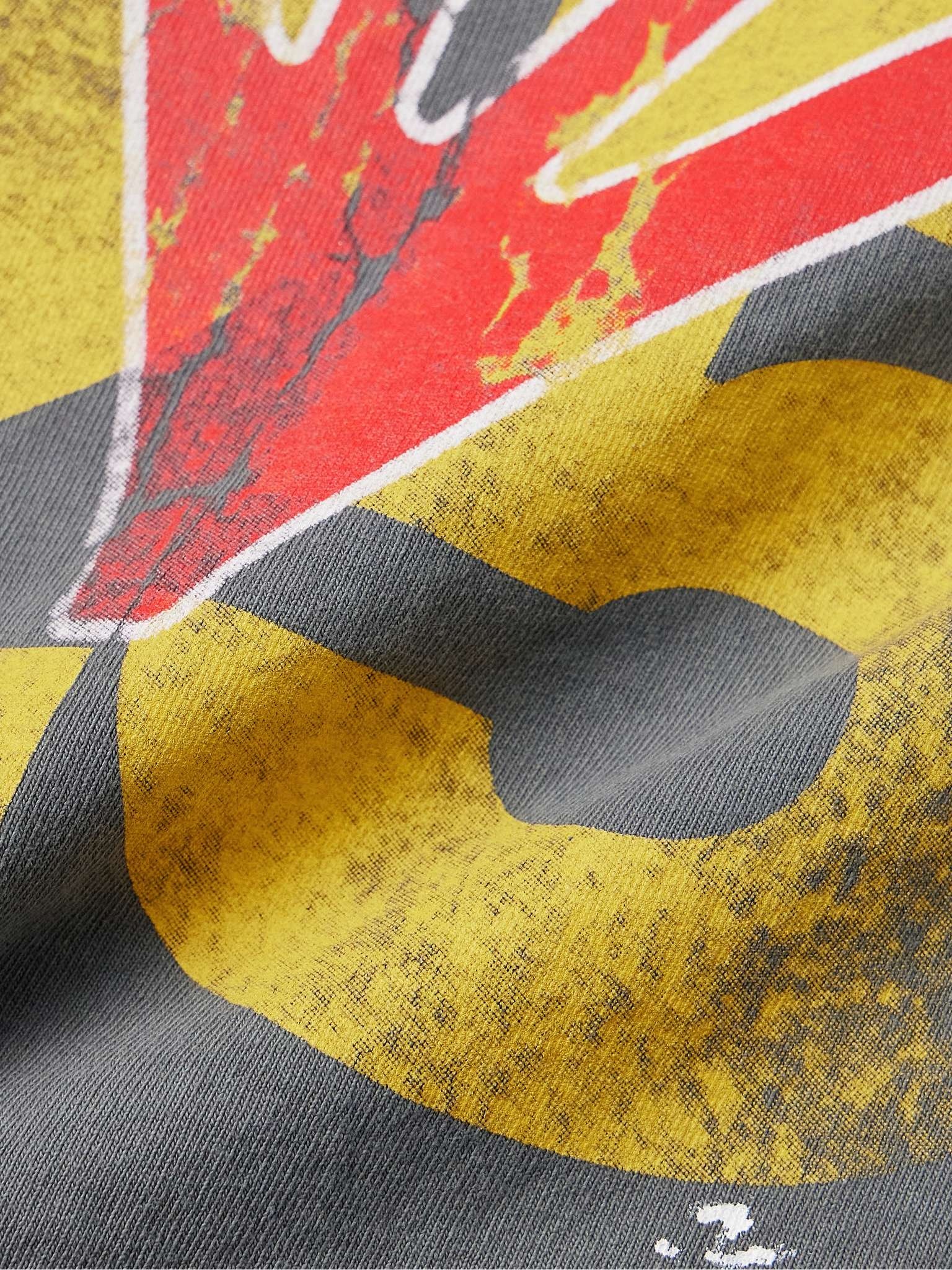 Love Stuff Paint-Splattered Logo-Print Cotton-Jersey T-Shirt - 4