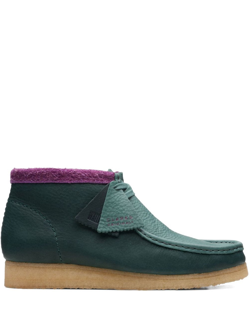 panelled "Green" desert boots 1
