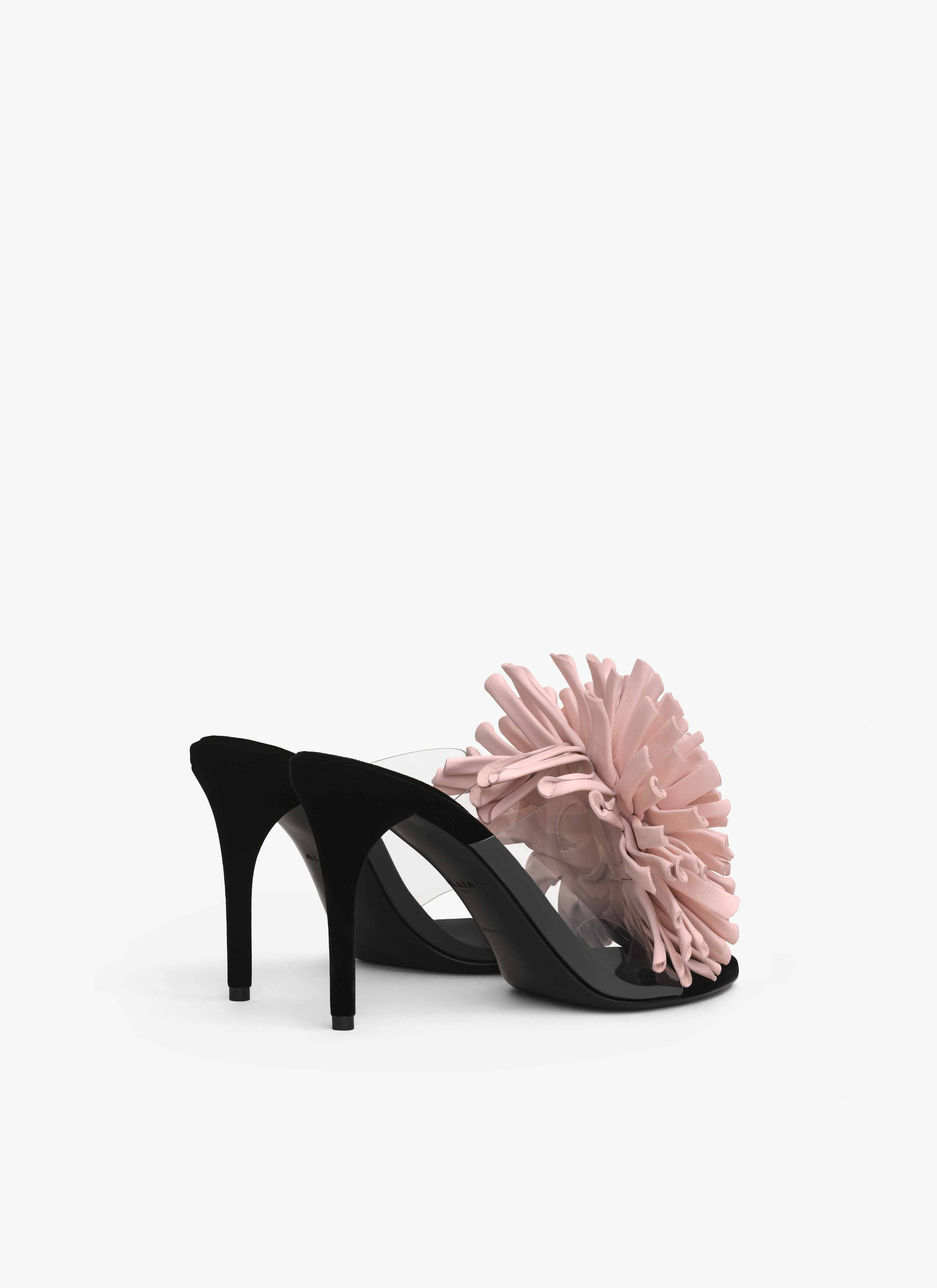 ASYMETRIC HEEL SANDALS IN LAMBSKIN - 2