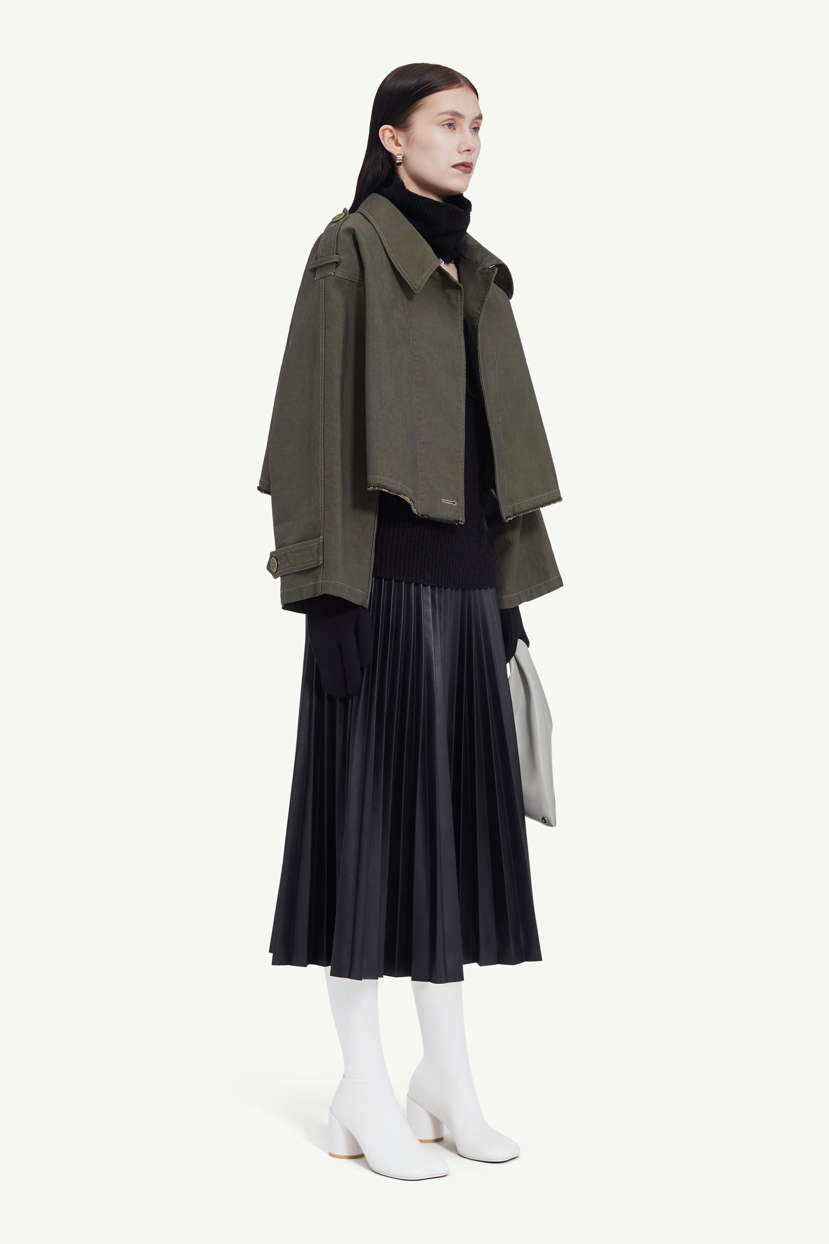 Cropped jacket - 3