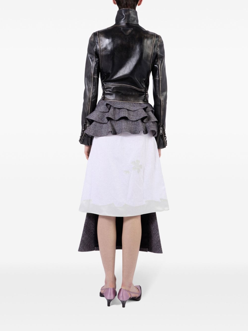 leather biker jacket - 4