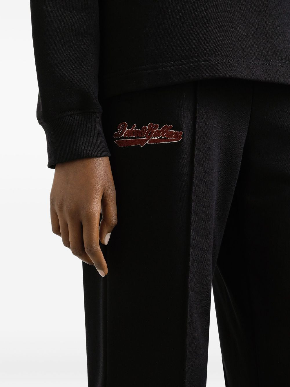 logo-patch track pants - 5