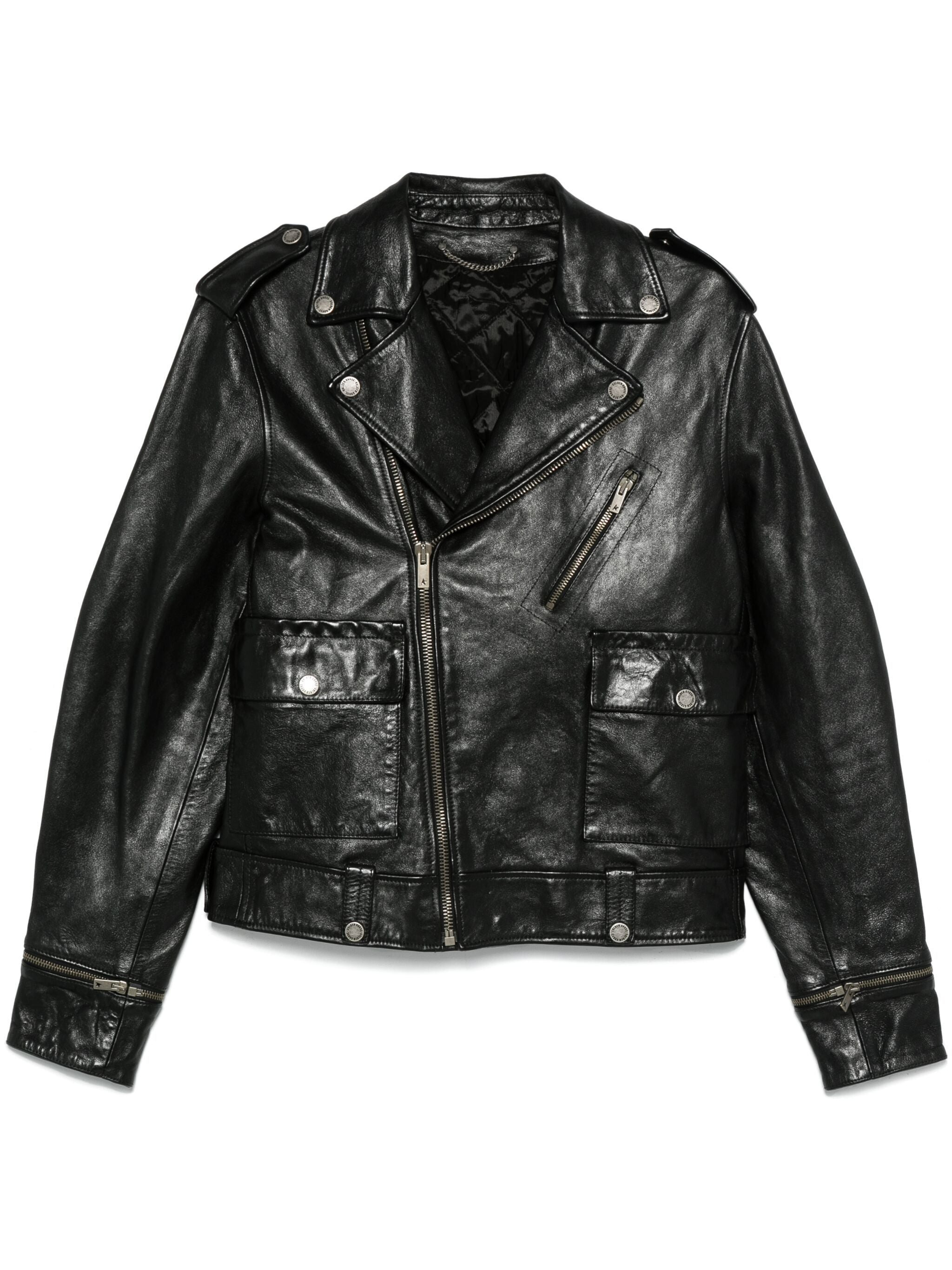 Golden Goose Men Journey M`S Jacket Chiodo Nappa Waxed - 4