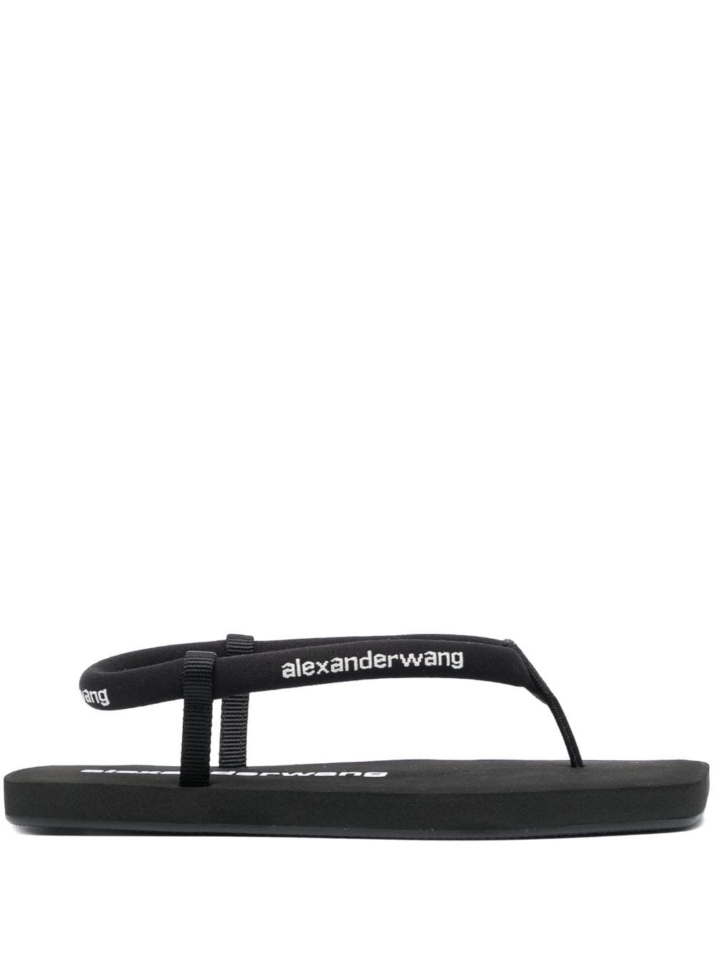 logo-print thong sandals - 1
