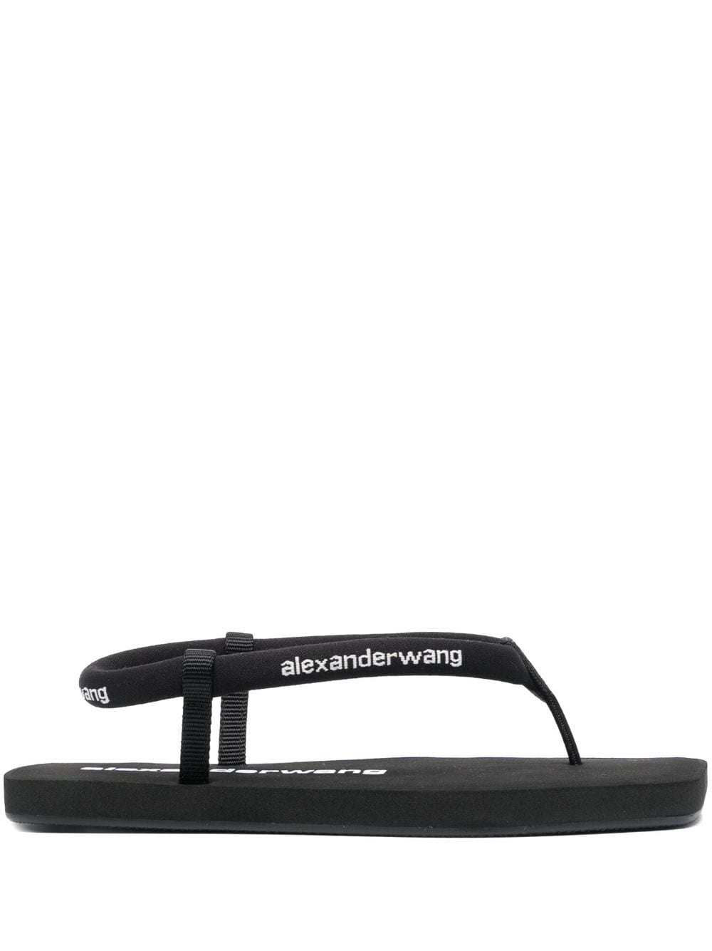 Alexander Wang logo-print thong sandals | REVERSIBLE