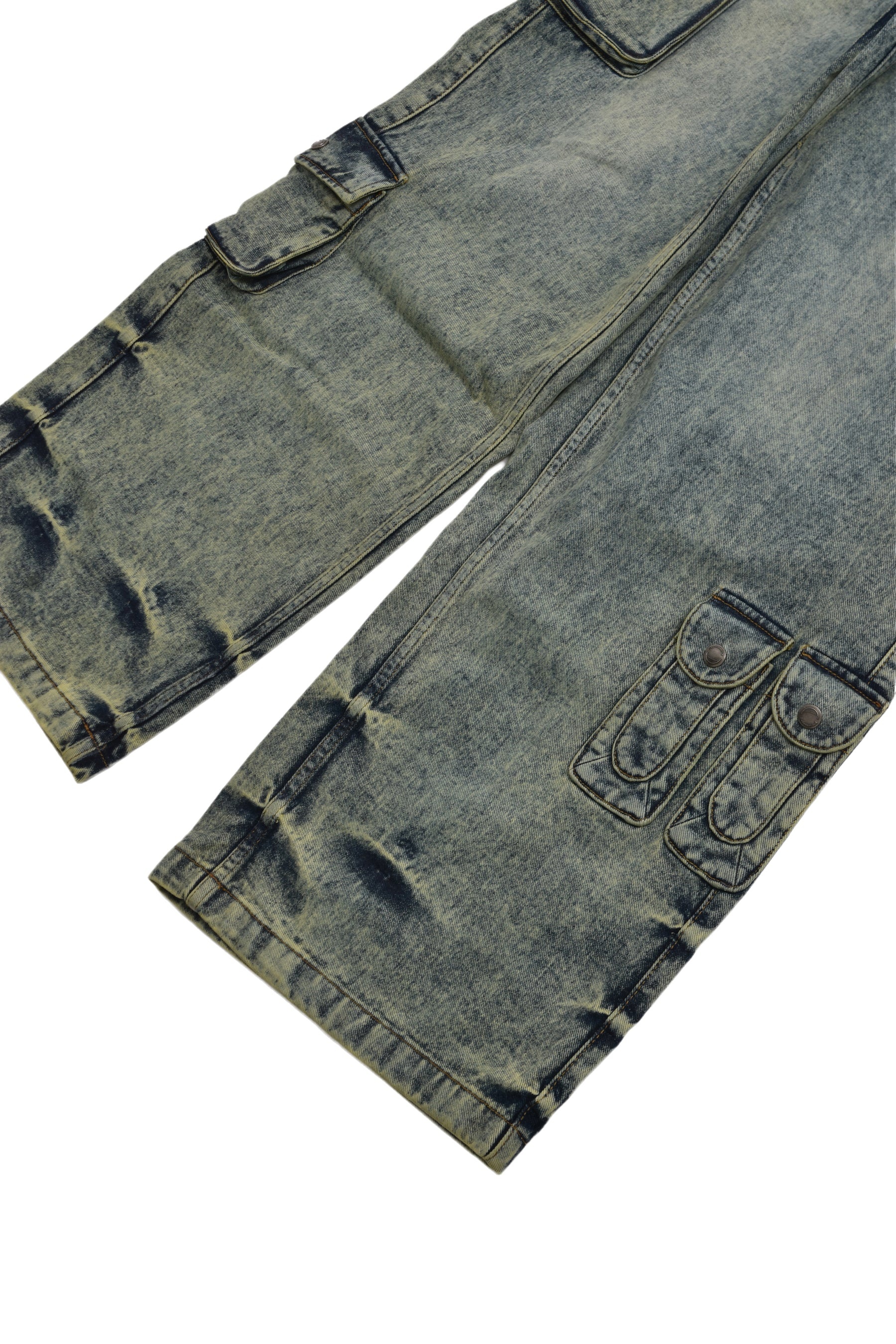 ★ANDERSSON BELL★ Shimizu denim cargo jeans apa721wCOATED Y Andersson Bell - Simiz Denim Cargo Jeans | HBX - HYPEBEAST