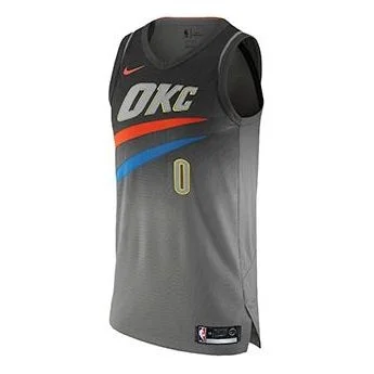 Nike Russell Westbrook City Edition Authentic Jersey AU Gray AH6063-039 - 1