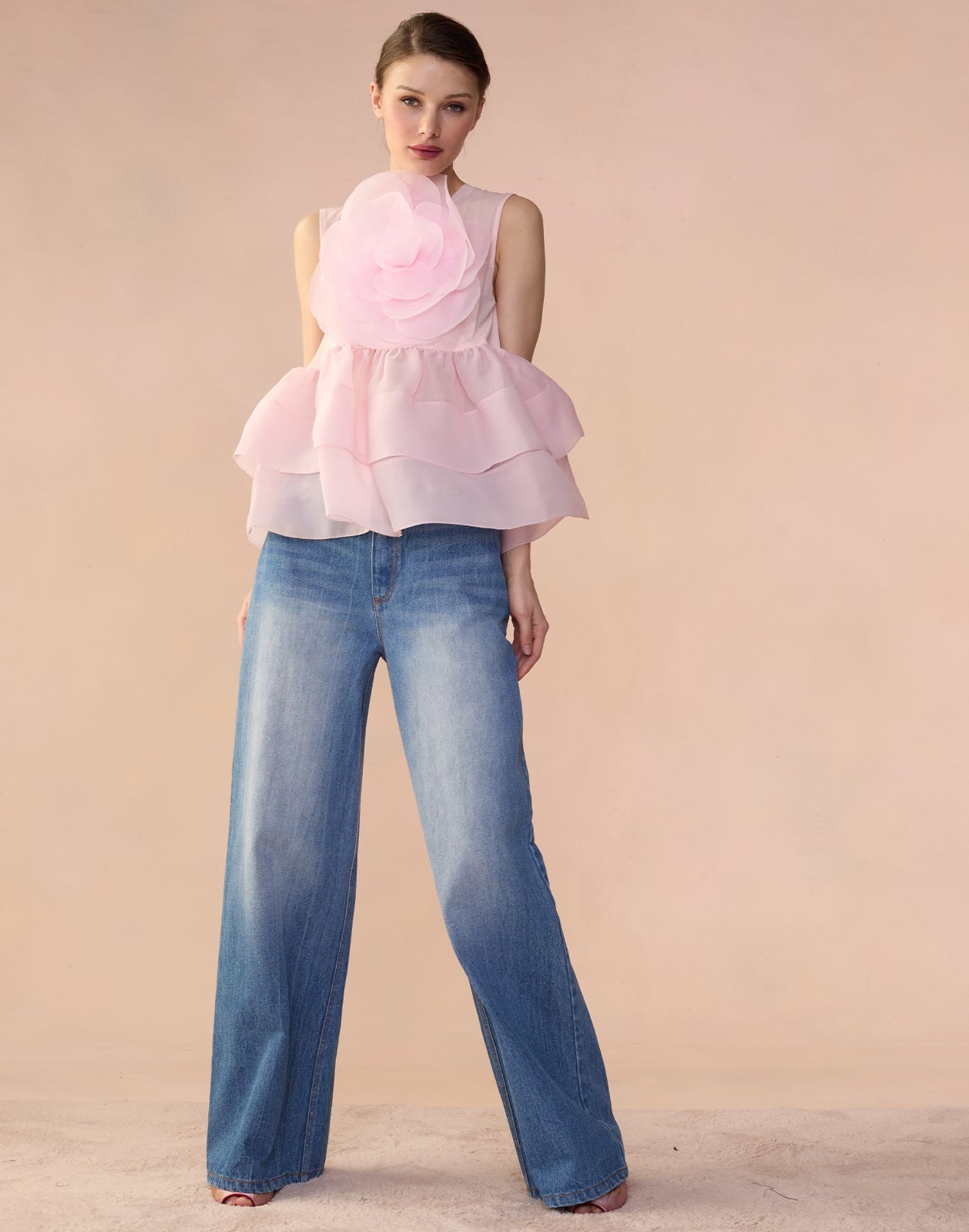 Chloe Organza Flower Top - 6