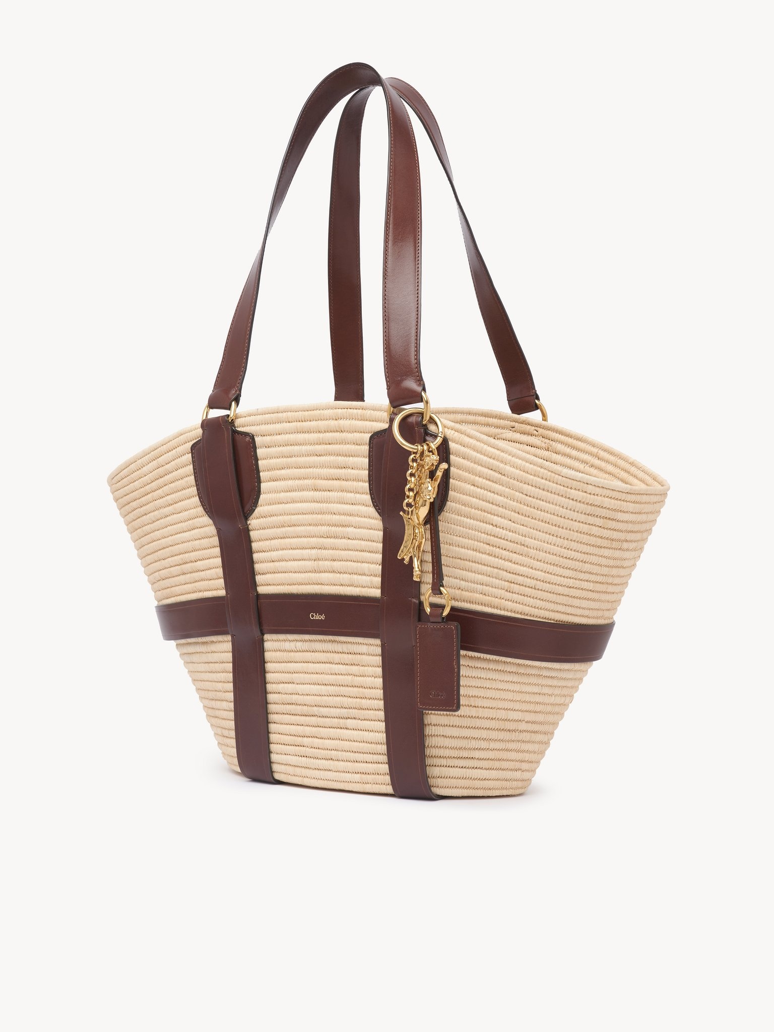 LARGE KERALA 25 BASKET IN RAFFIA - 3