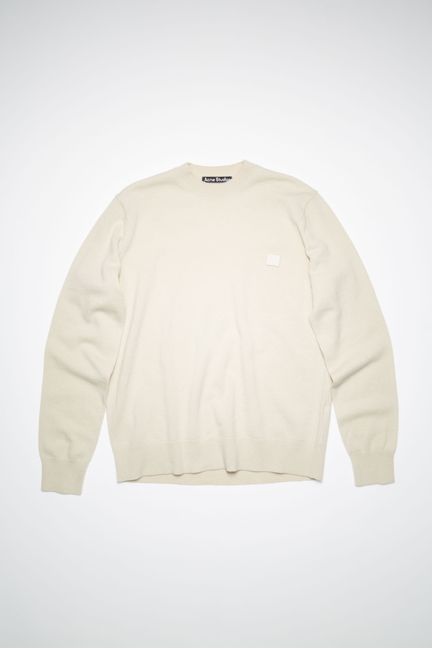 Crew neck sweater - Cream beige - 1