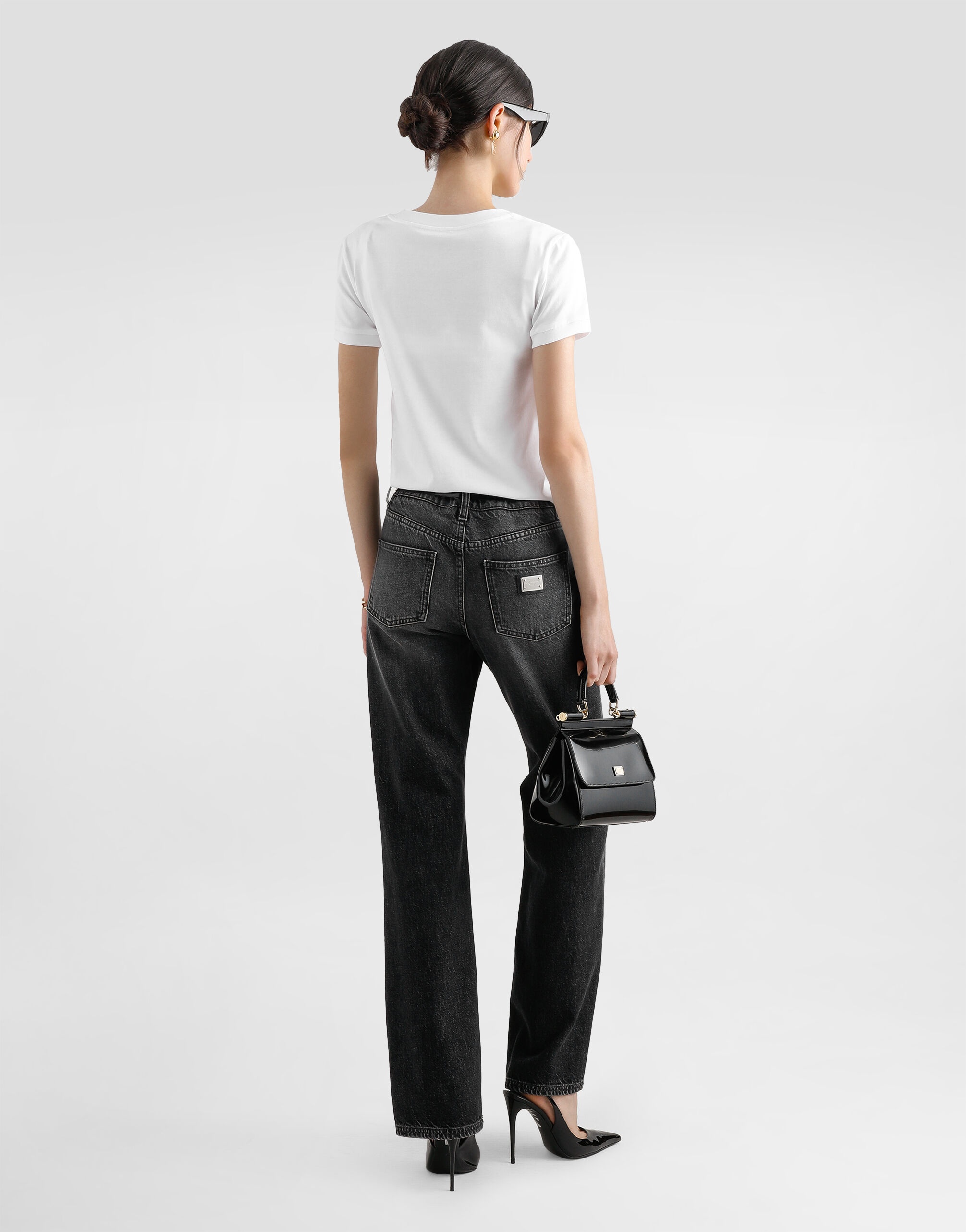 Flared denim jeans - 3