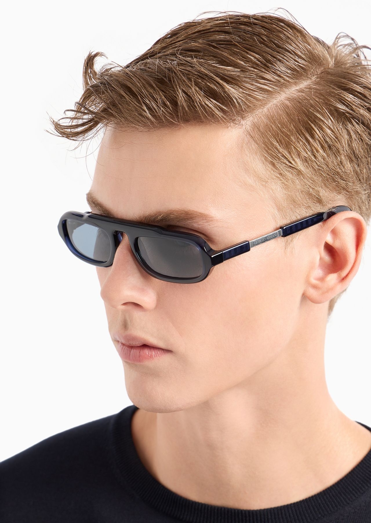 Men’s rectangular sunglasses - 5