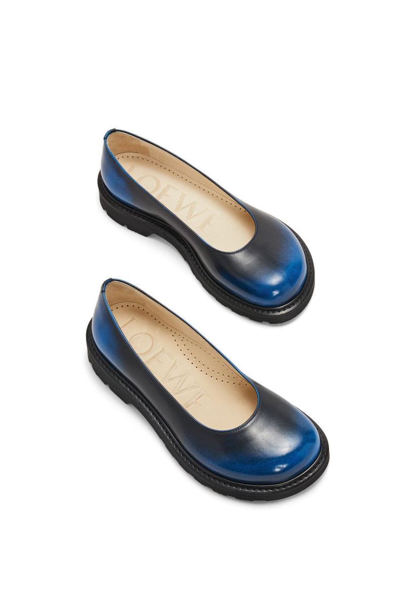 Blaze ballerina in bi-colour brushed-off calfskin 4