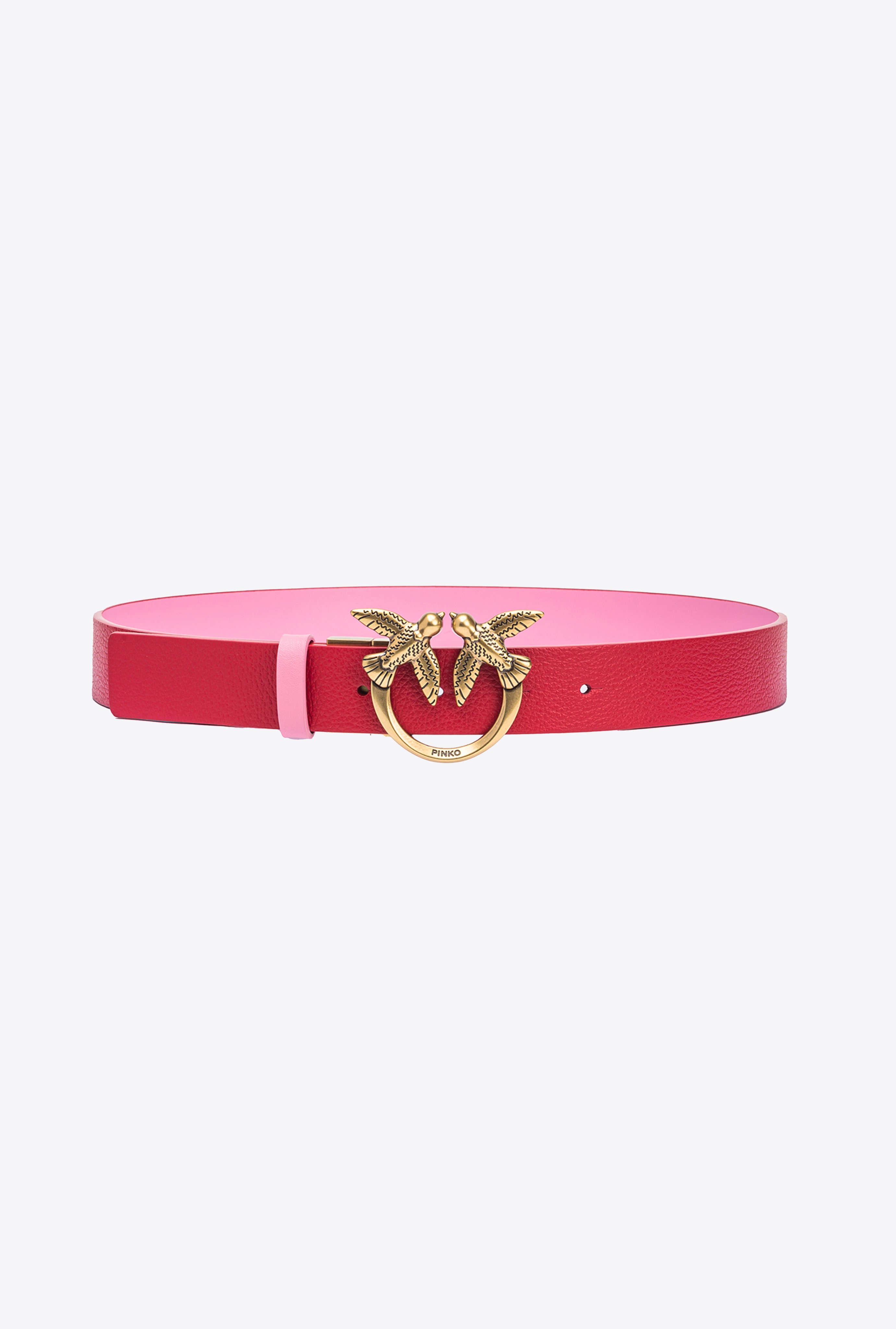 REVERSIBLE LOVE BIRDS BELT 3CM - 1