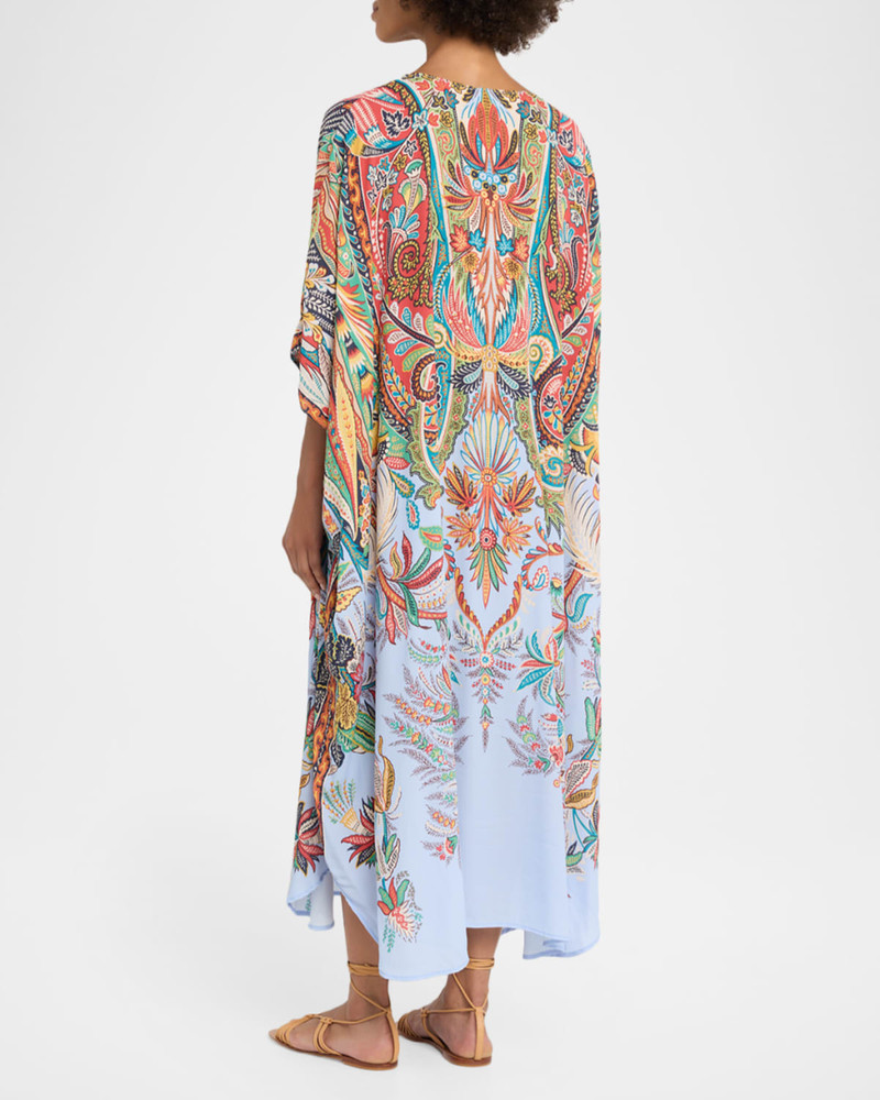 Paisley Maxi Tunic Coverup 3
