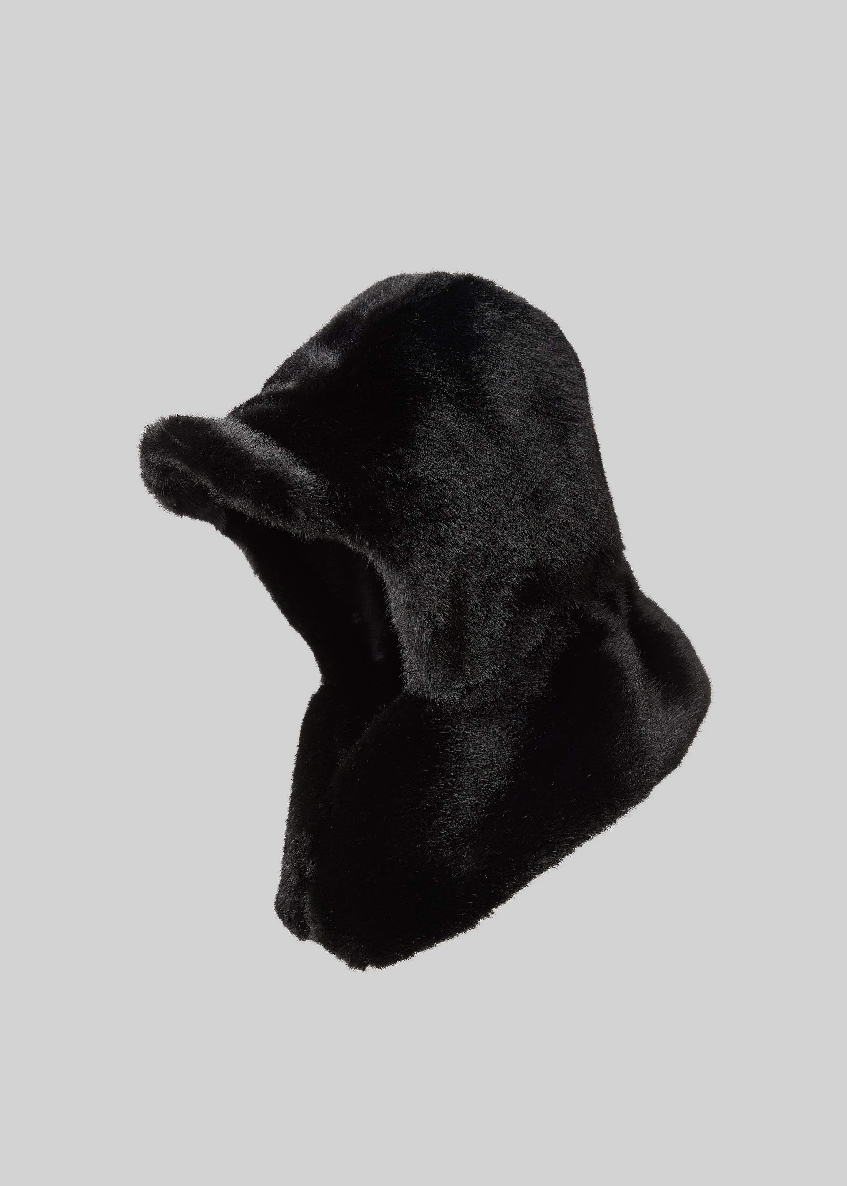 Kallio Faux Fur Hood - Black - 1
