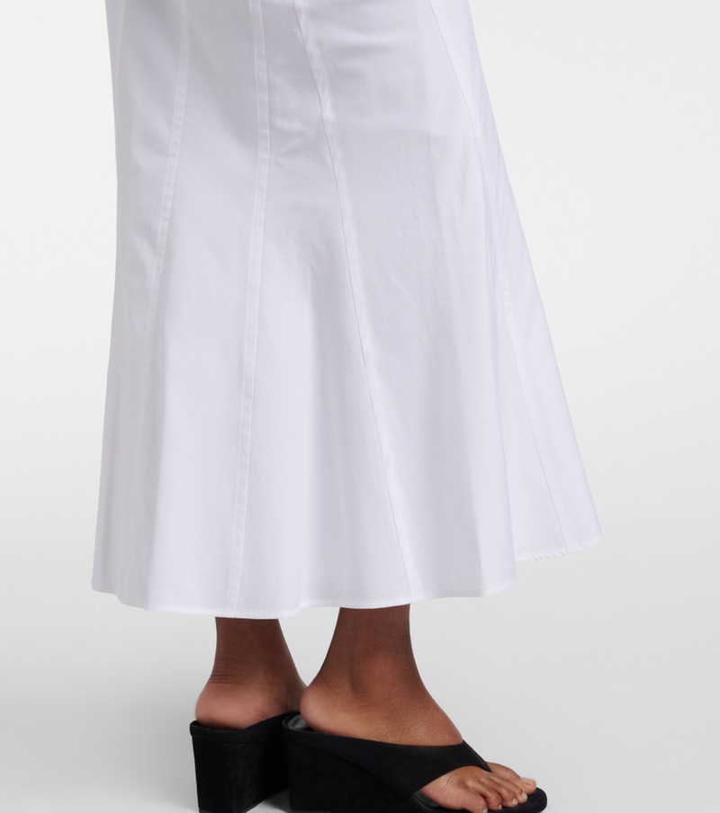 Ora cotton poplin midi skirt 4