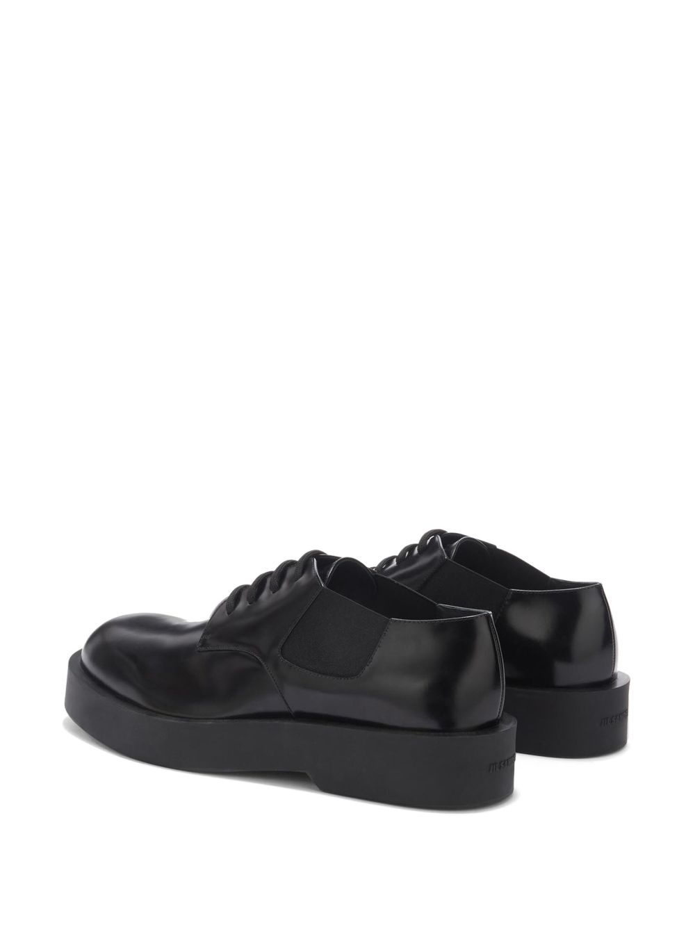 chunky-sole leather Derby shoes - 3
