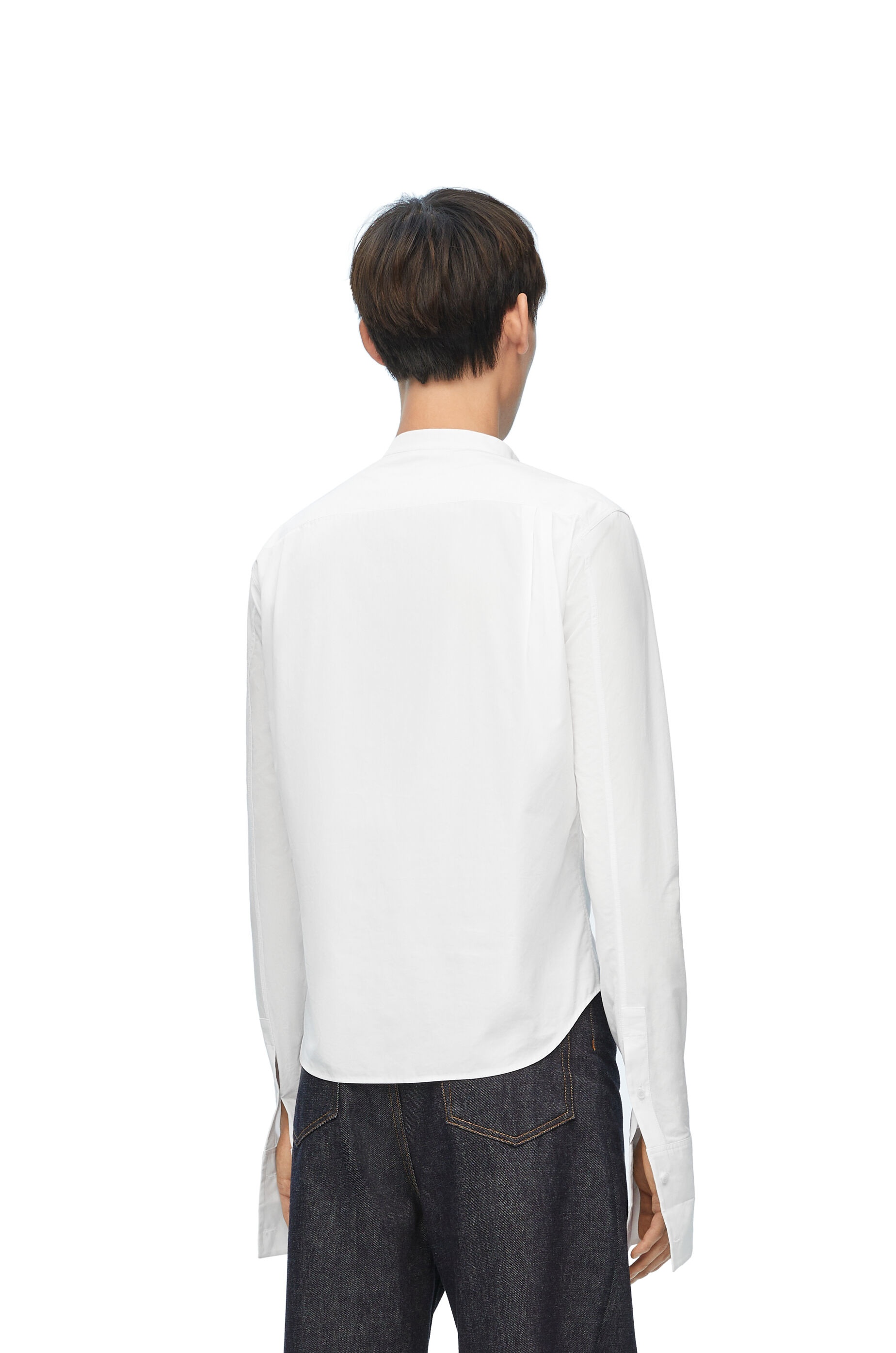 Pleated shirt in cotton - 4
