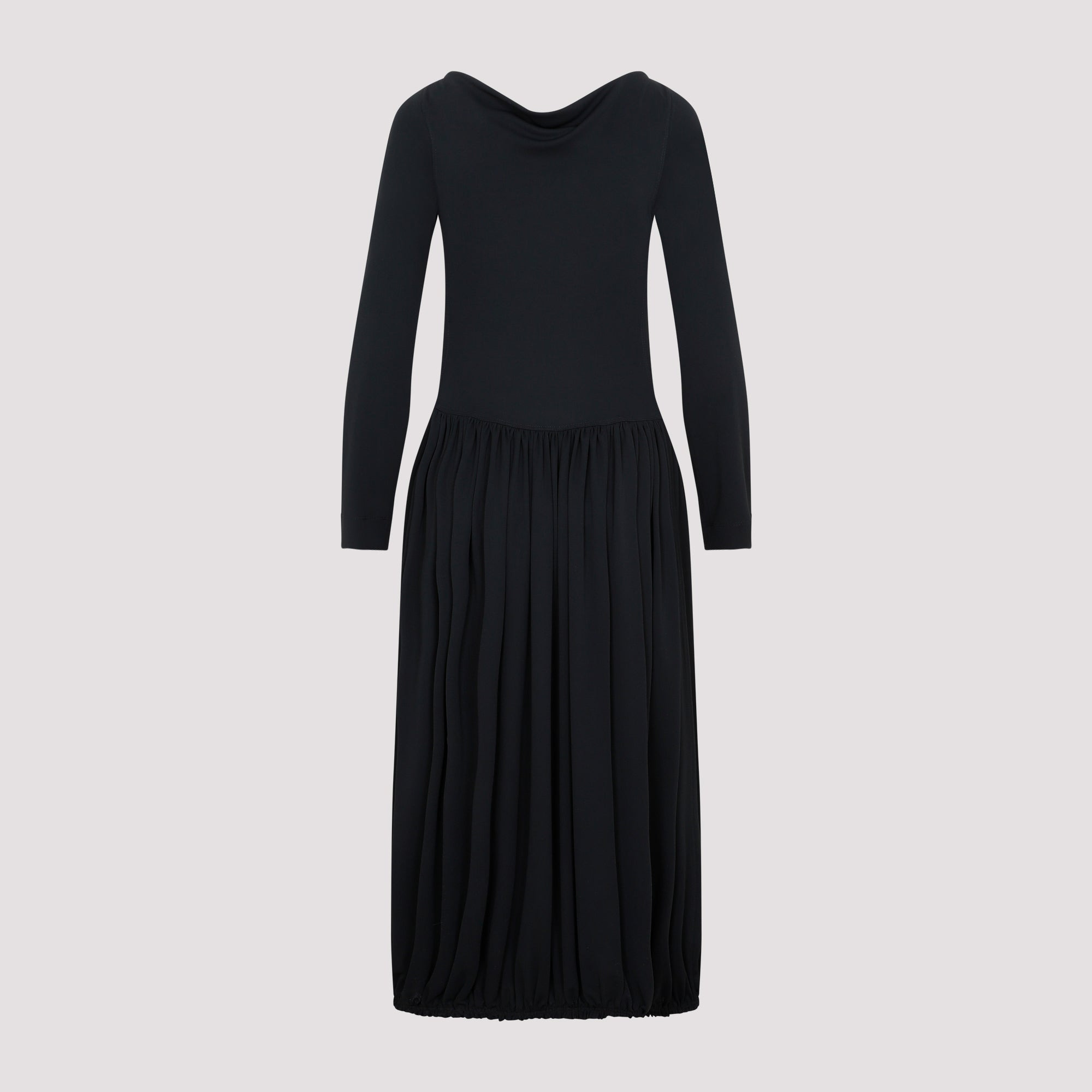 Lanvin Ls Drape Midi Dress Women - 2