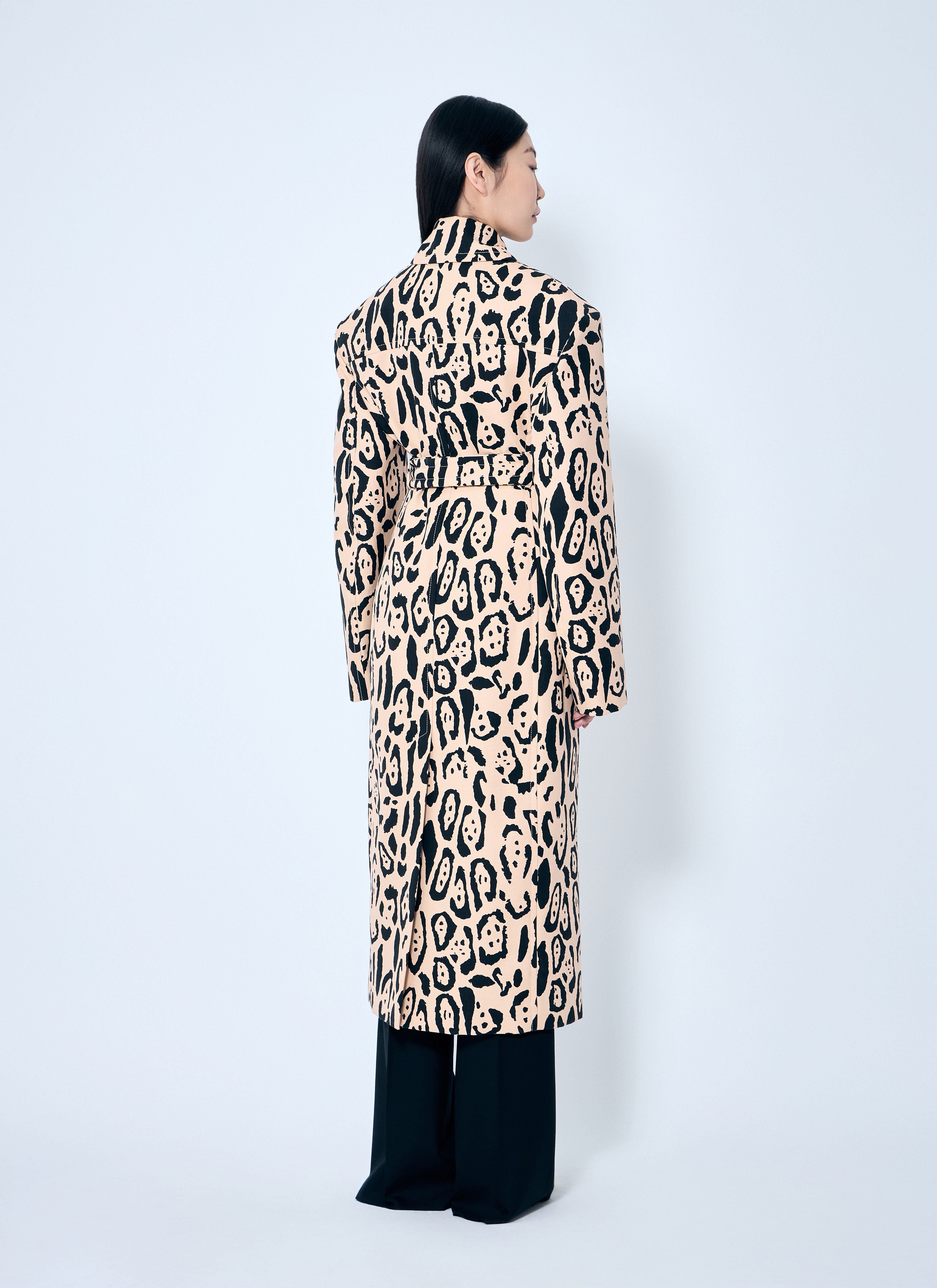 Sportmax Women Animal-Print Trench Coat - 4