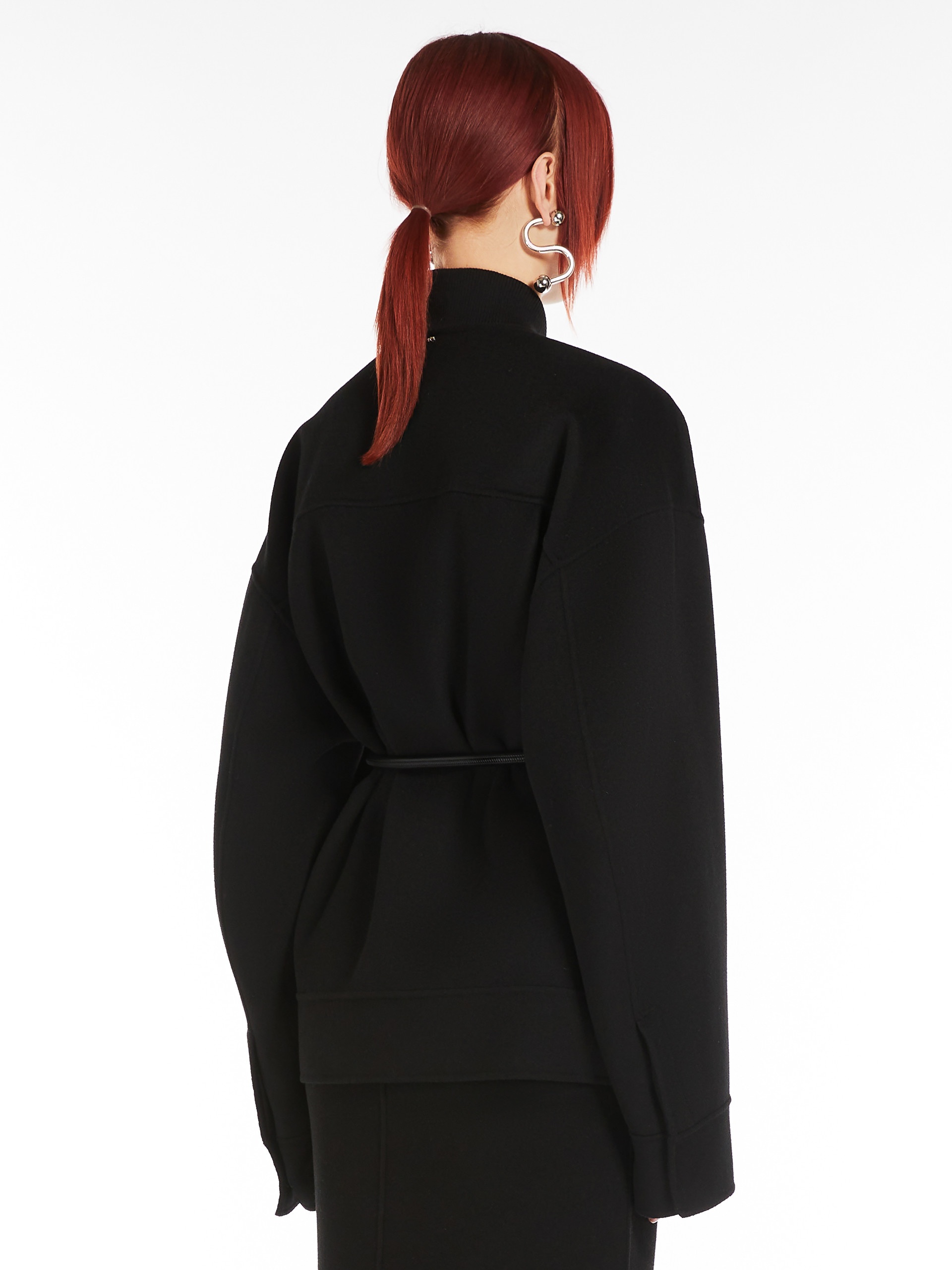 VITALBA Oversized wool bomber jacket - 4