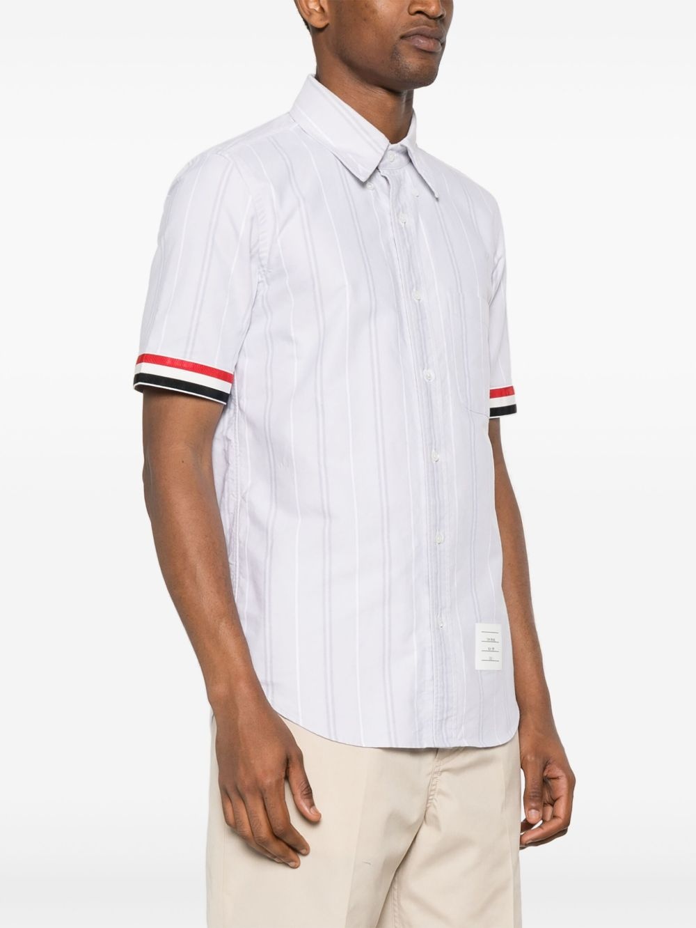 RWB-edge striped shirt - 3