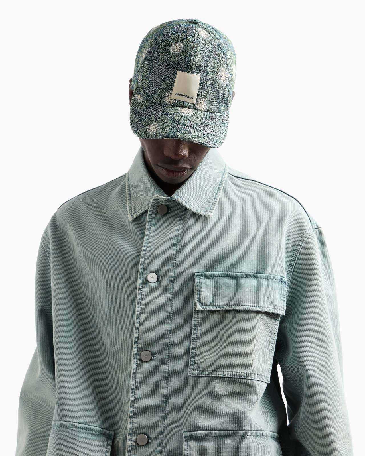 ASV BASEBALL CAP WITH ALL-OVER DAISY JACQUARD MOTIF FROM THE PEACE CAPSULE COLLECTION - 3