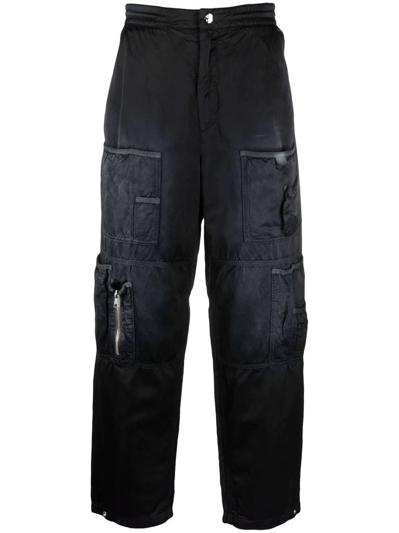 multi-pocket loose-fit trousers 1