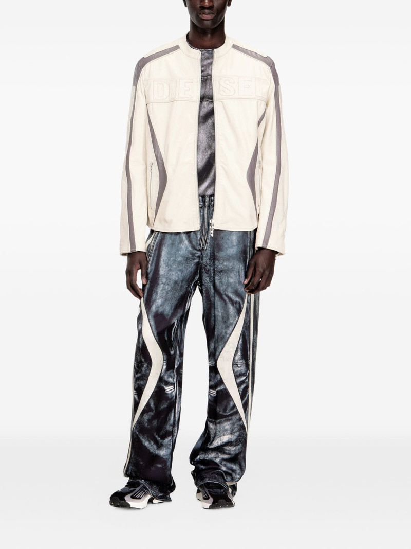 Diesel L-Adam leather jacket outlook