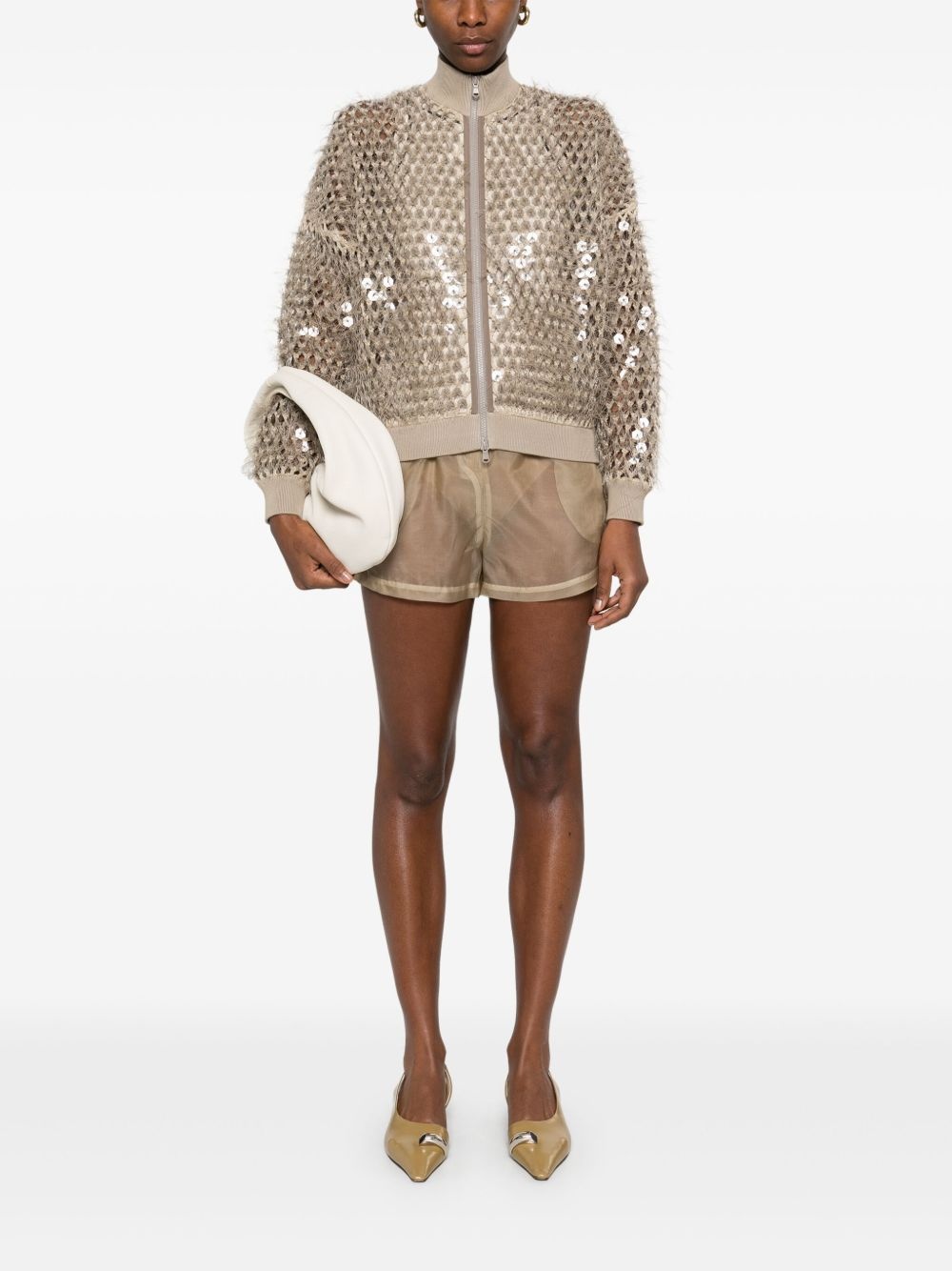 openwork jacket - 2