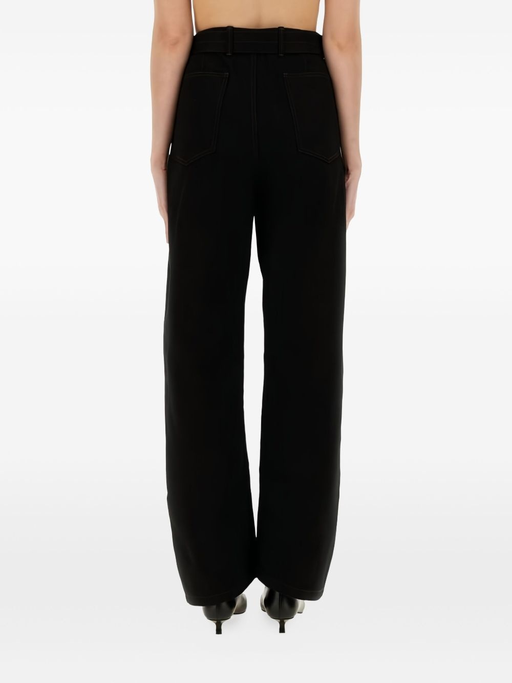belted trousers - 3