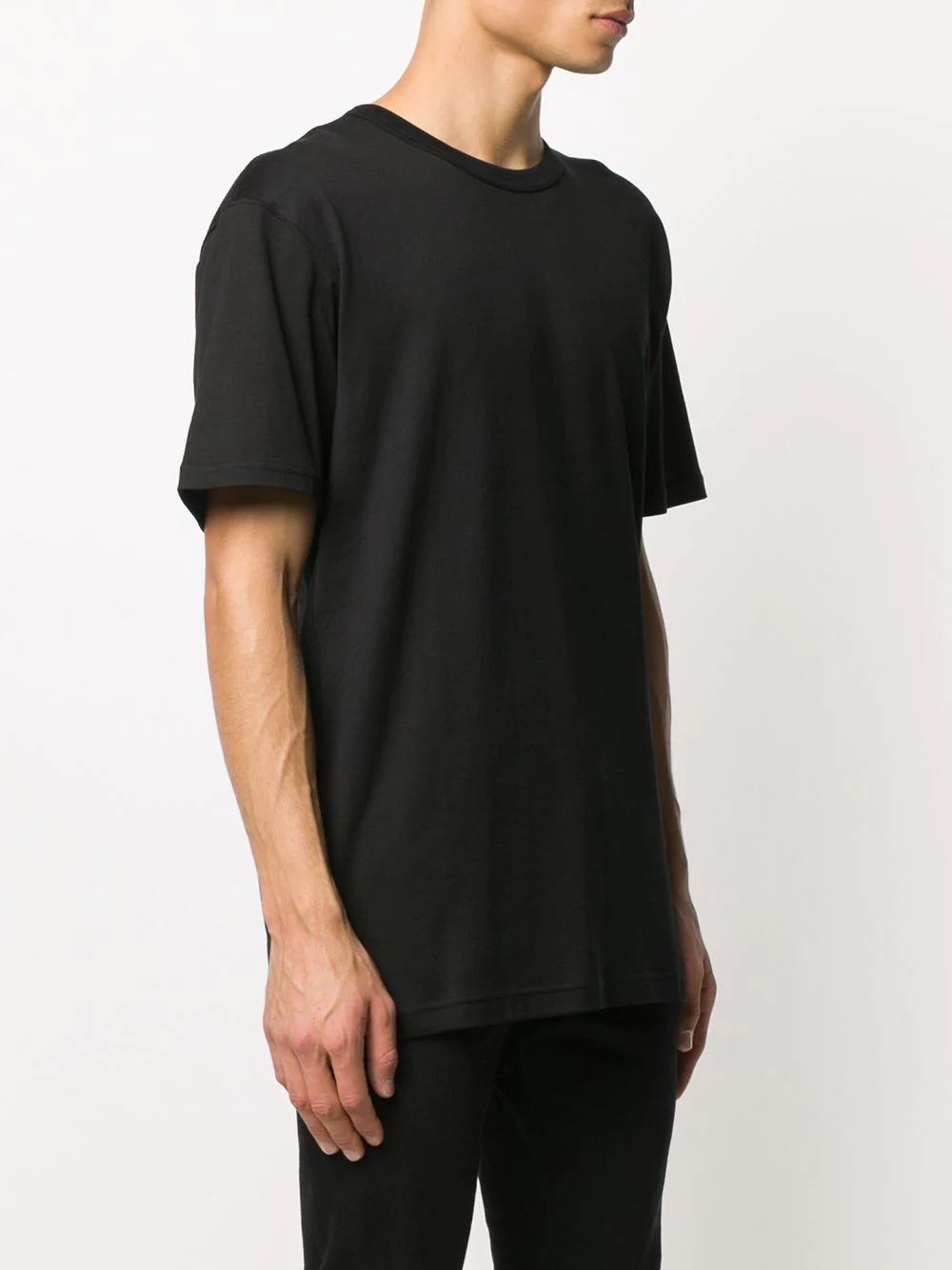 black graphic-print t-shirt - 3