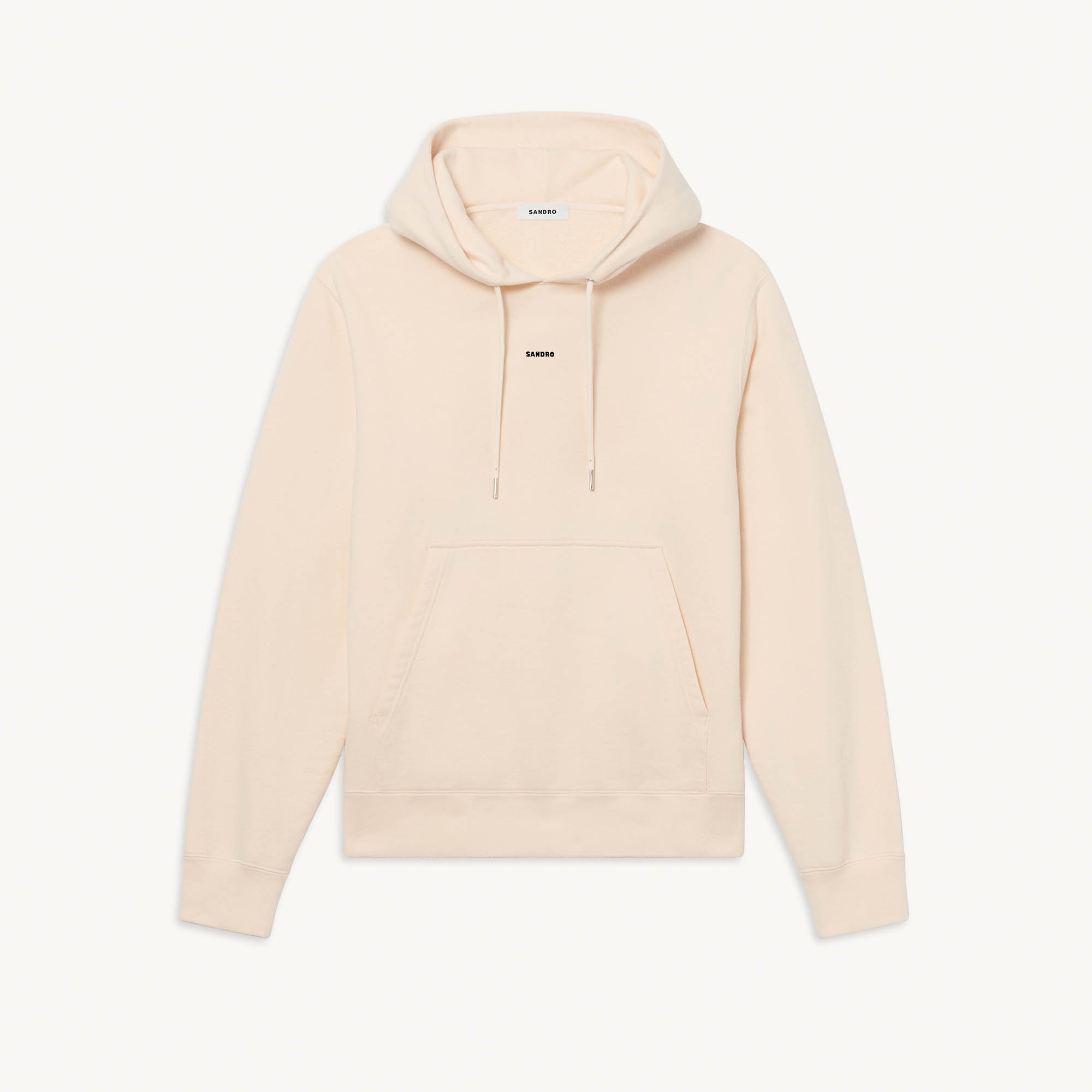 Hoodie sweatshirt with logo embroidery - 1