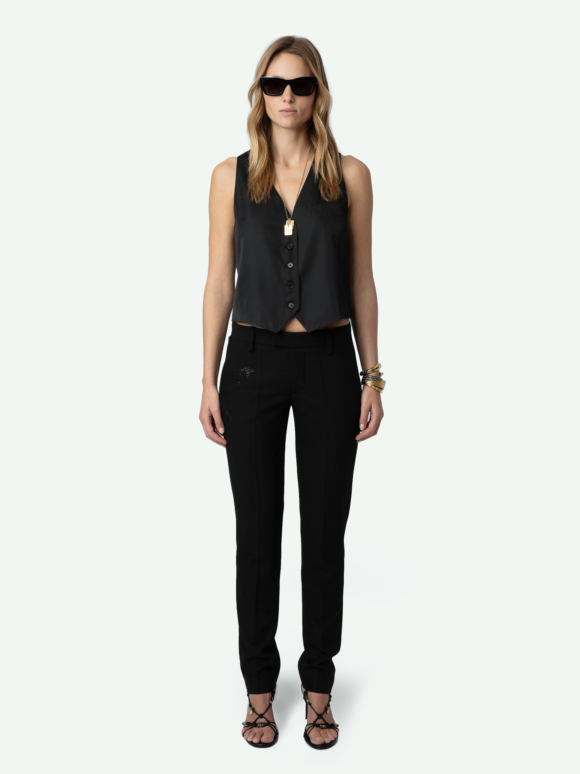 Emaux Satin Top - 2