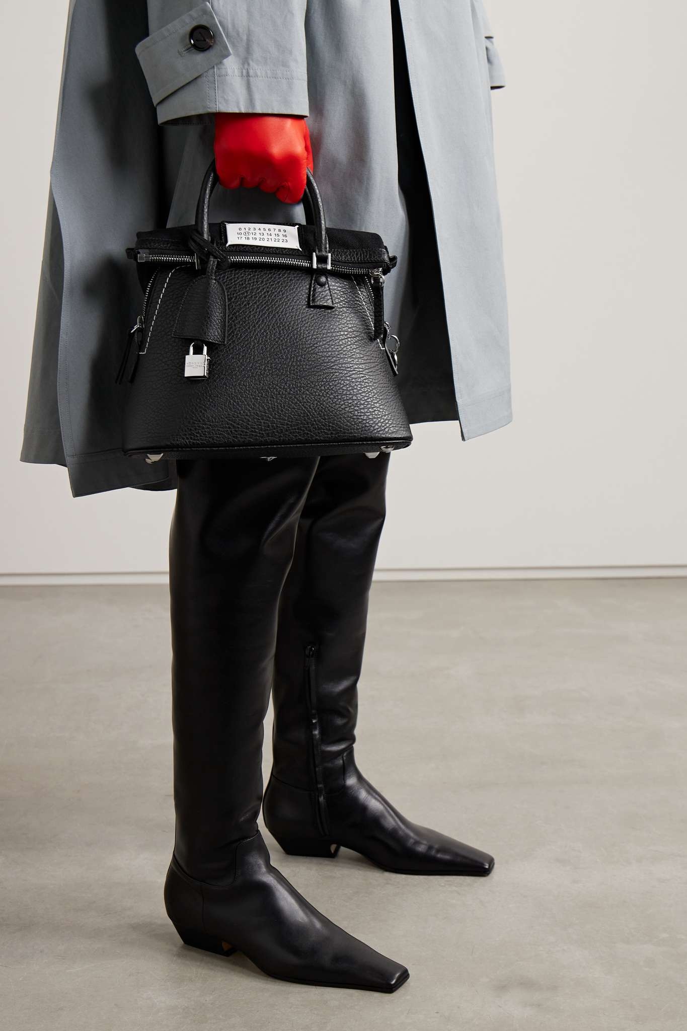 5AC Classique mini textured-leather shoulder bag - 2
