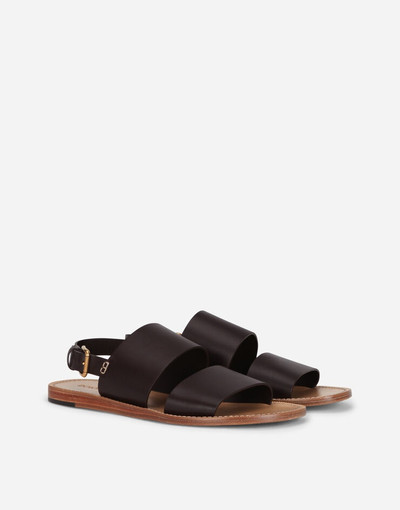 Dolce & Gabbana Calfskin pantheon sandals outlook