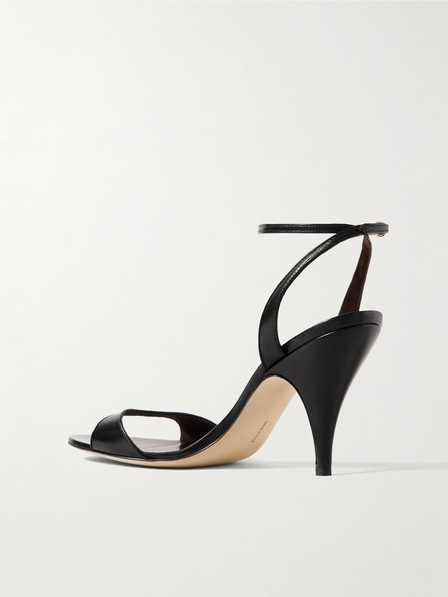 Vika leather sandals Black - 3