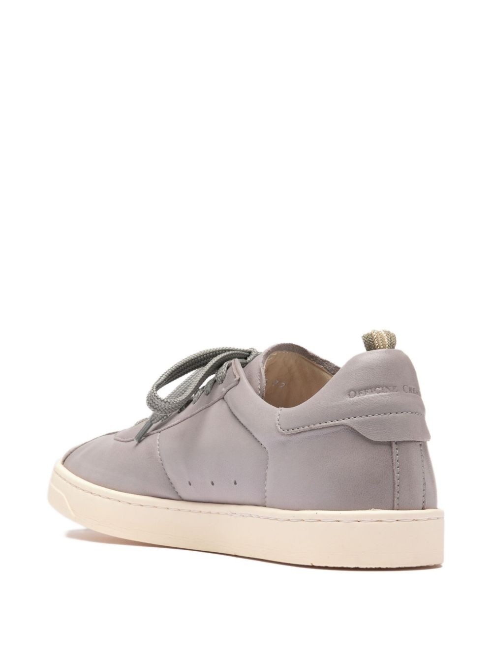 Karma leather lace-up sneakers - 3