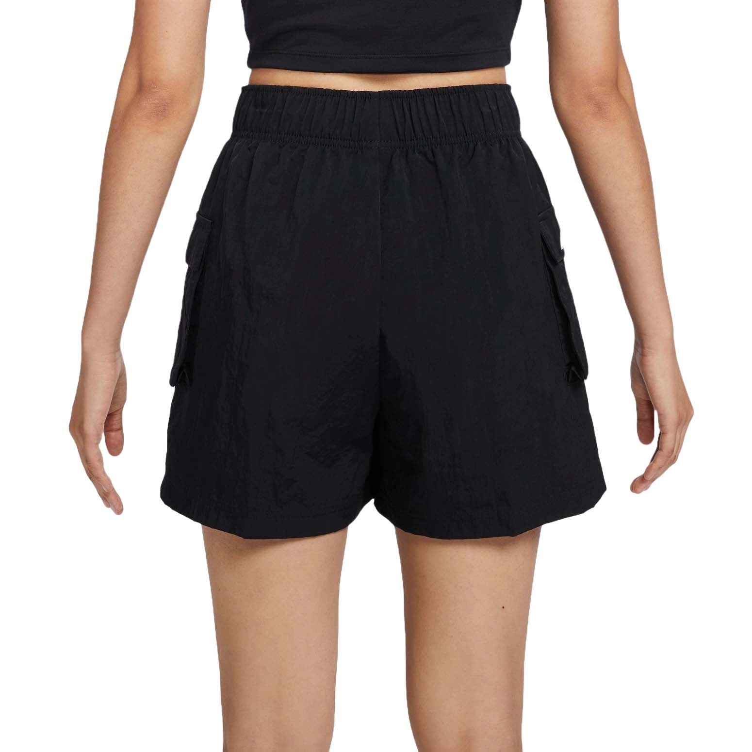 (WMNS) Nike Sportswear Essential Woven Shorts Asia Sizing 'Black' HM4597-010 - 2