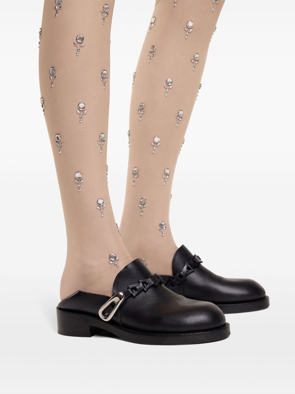 leather mules - 5