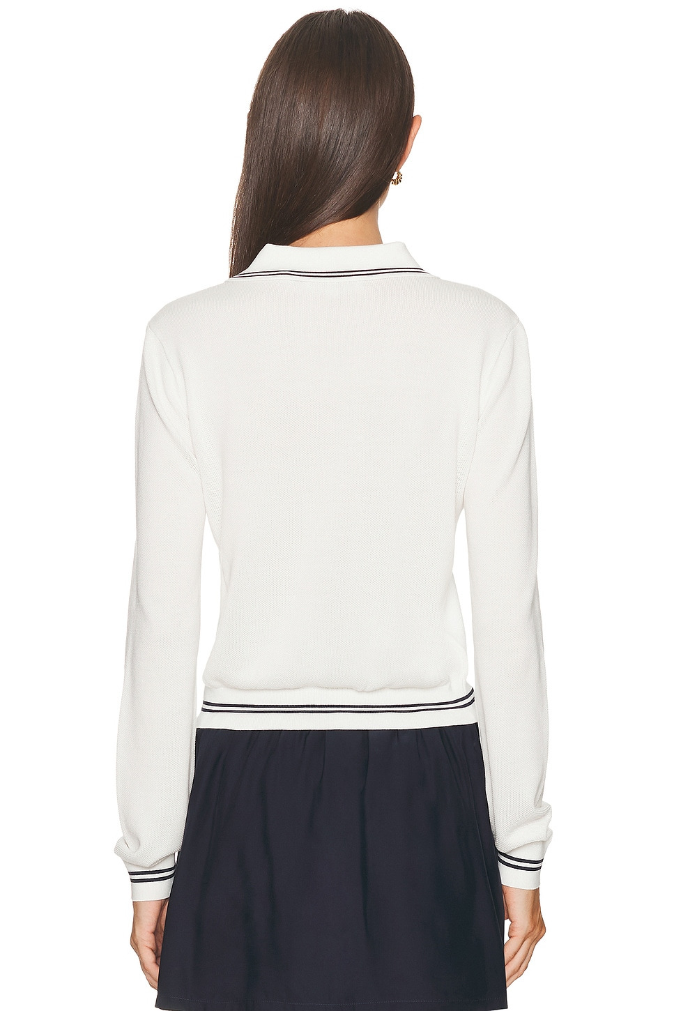 Long Sleeve Tennis Polo Top - 3