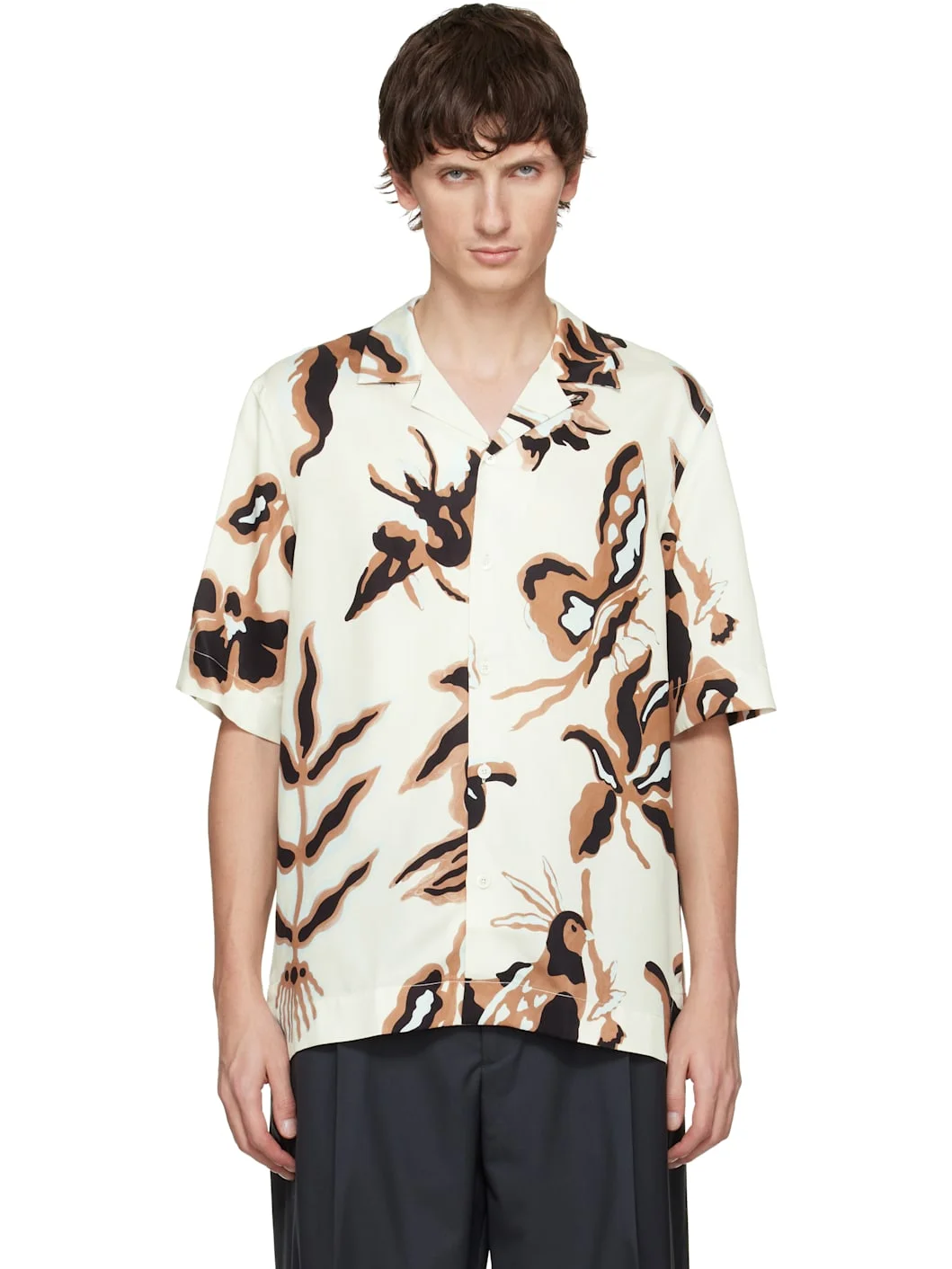 Off-White 'Bohemia' Print Short-Sleeve Shirt - 1
