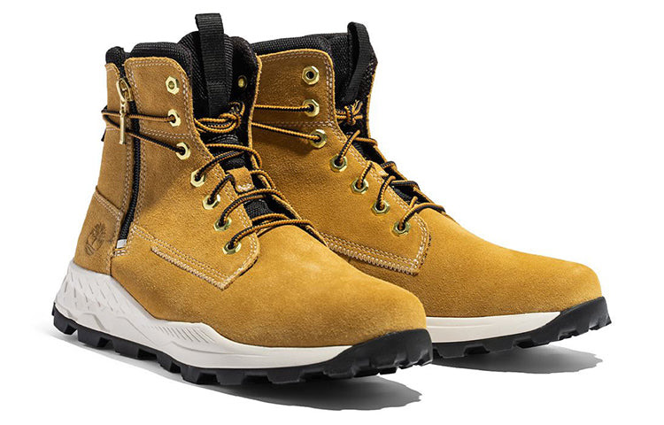 Timberland Brooklyn Side Zip Boot 'Wheat Nubuck with Camo' A5YV7231 - 4