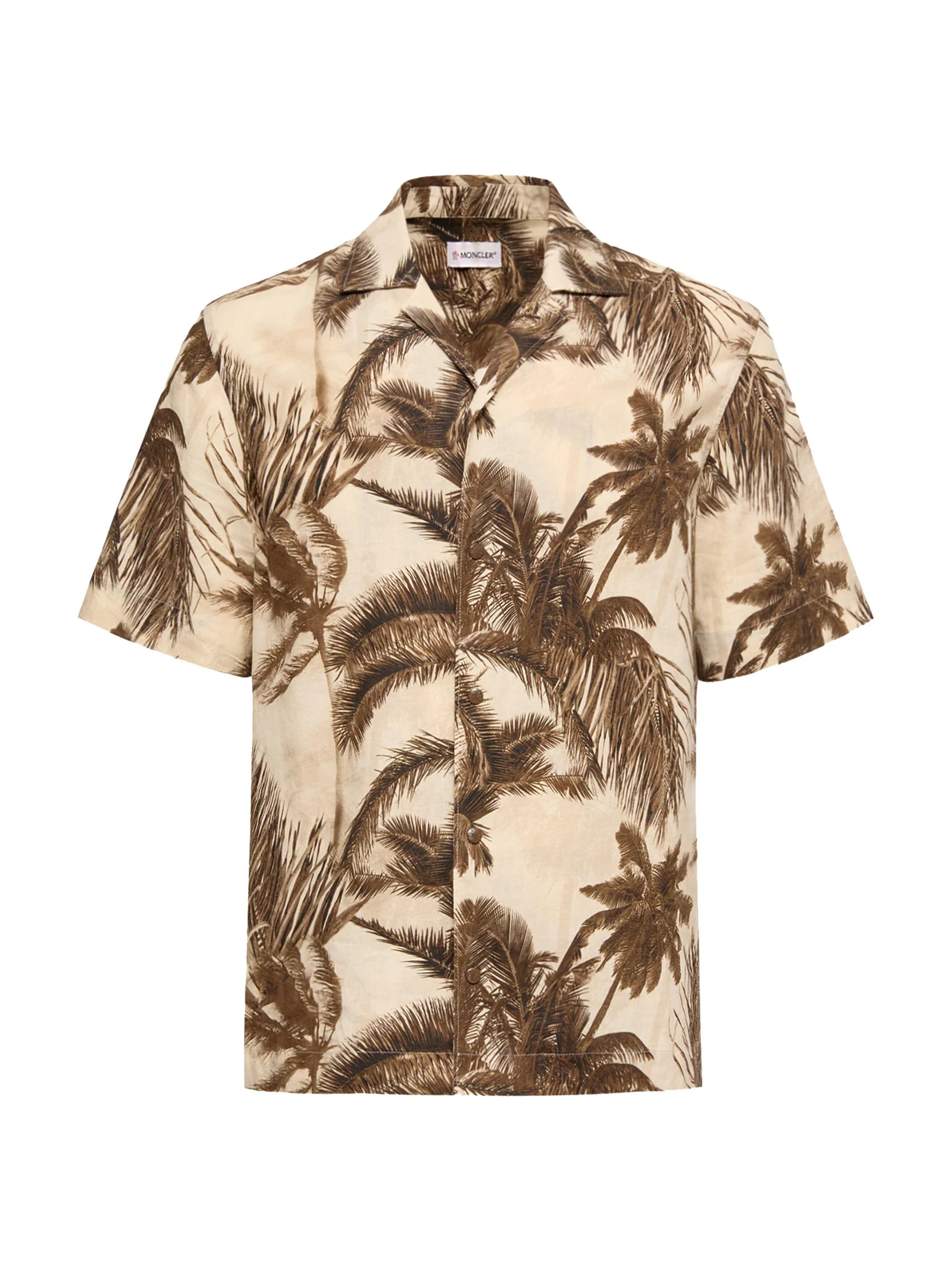 Men's Shirt in Cotton & Linen Blend - Beige Green - 1