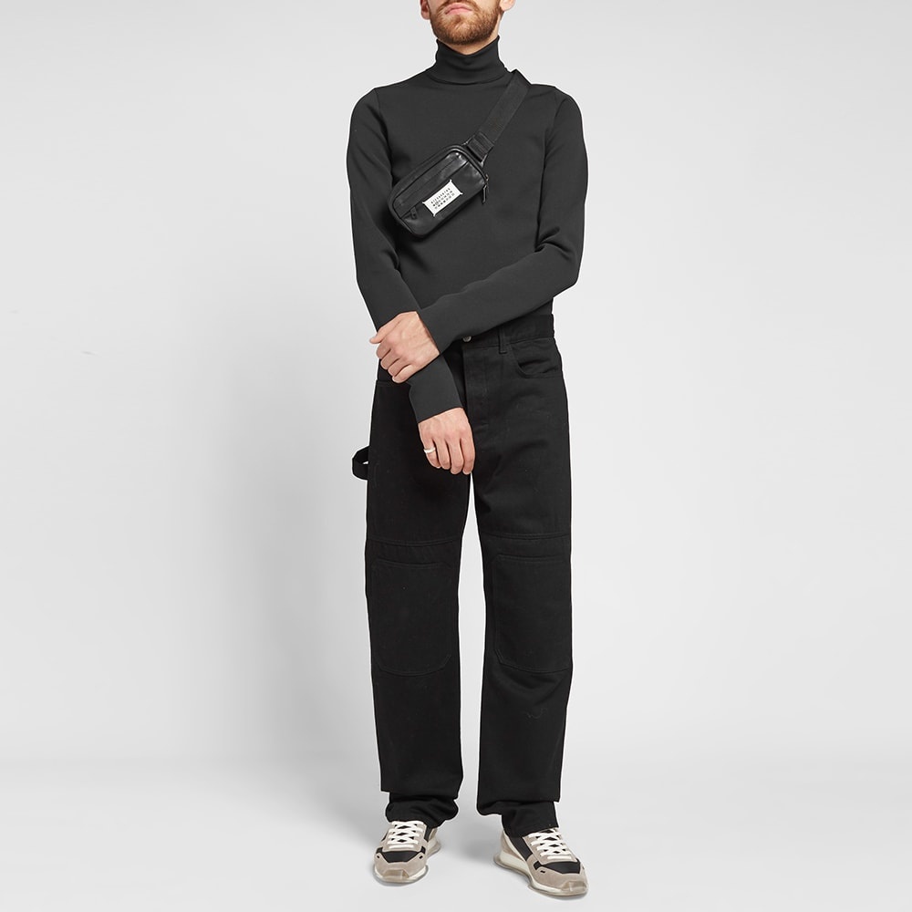 Jil Sander Back Logo Patch Roll Neck Knit - 6