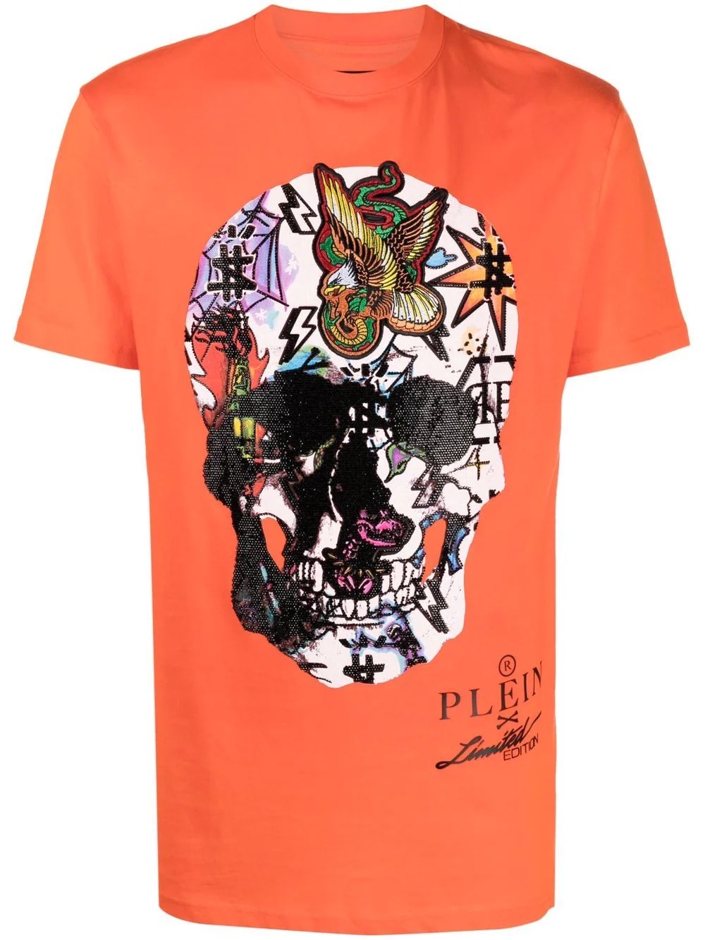 skull print T-shirt - 1