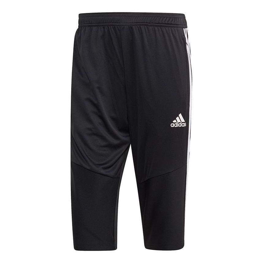 Men's adidas Tiro19 3/4 Pnt Soccer/Football Training Stripe Sports Pants Black D95948 - 1